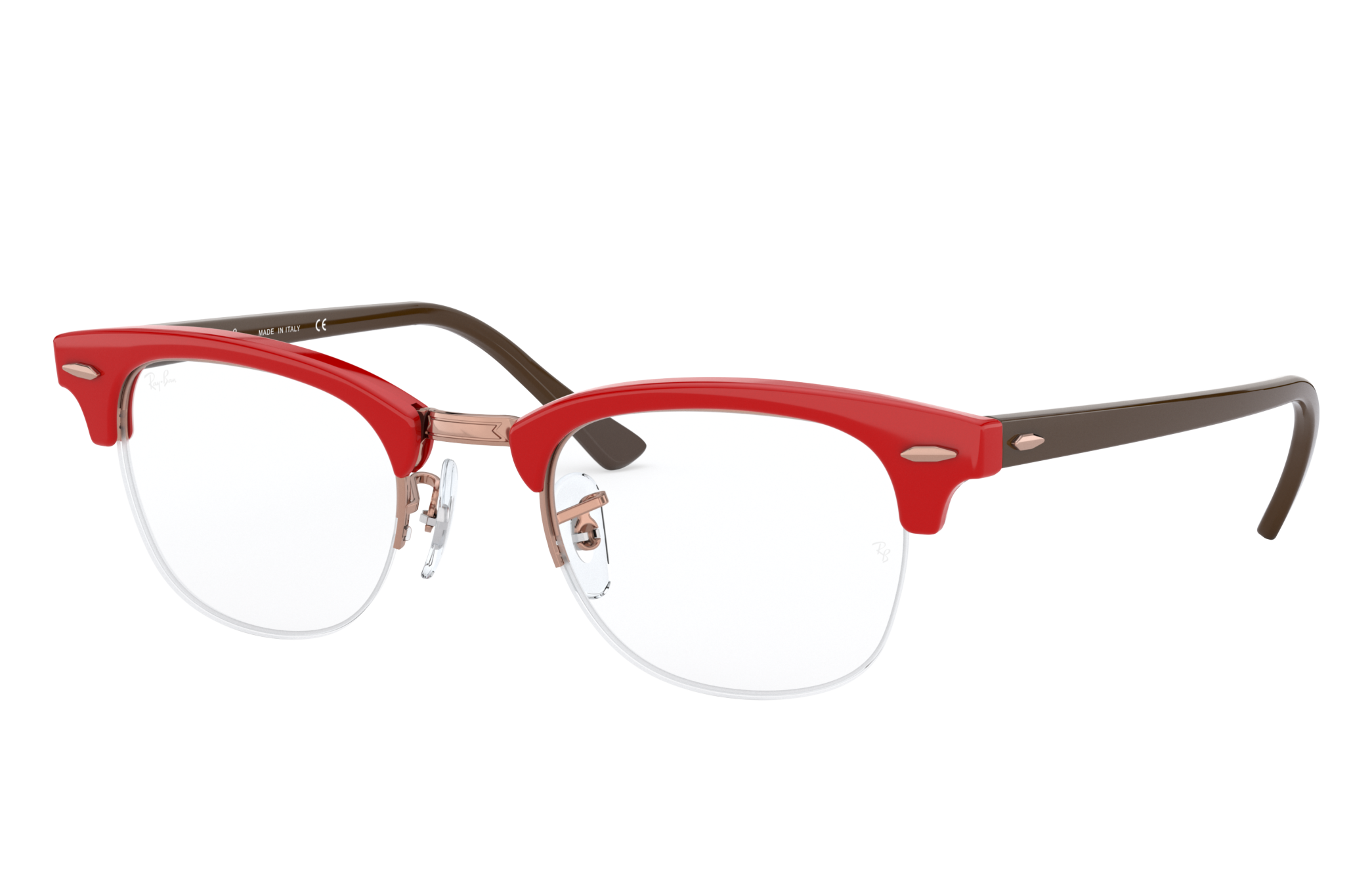 black and red ray ban eyeglasses