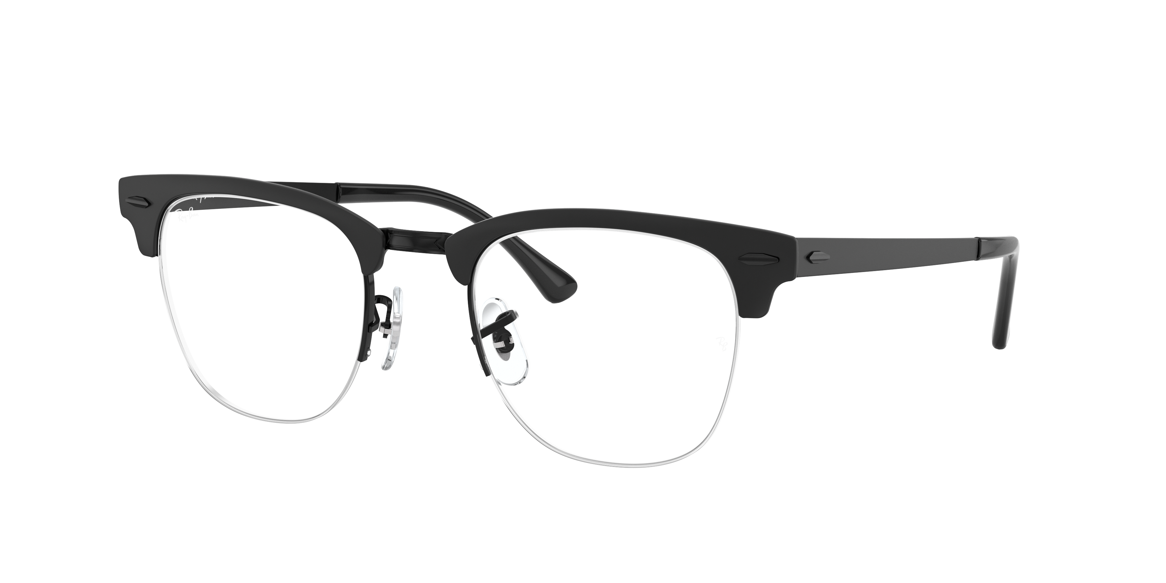 Dapper taal springen Clubmaster Metal Optics Eyeglasses with Black Frame | Ray-Ban®