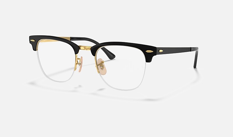 Ray ban glasses hot sale with gold frame