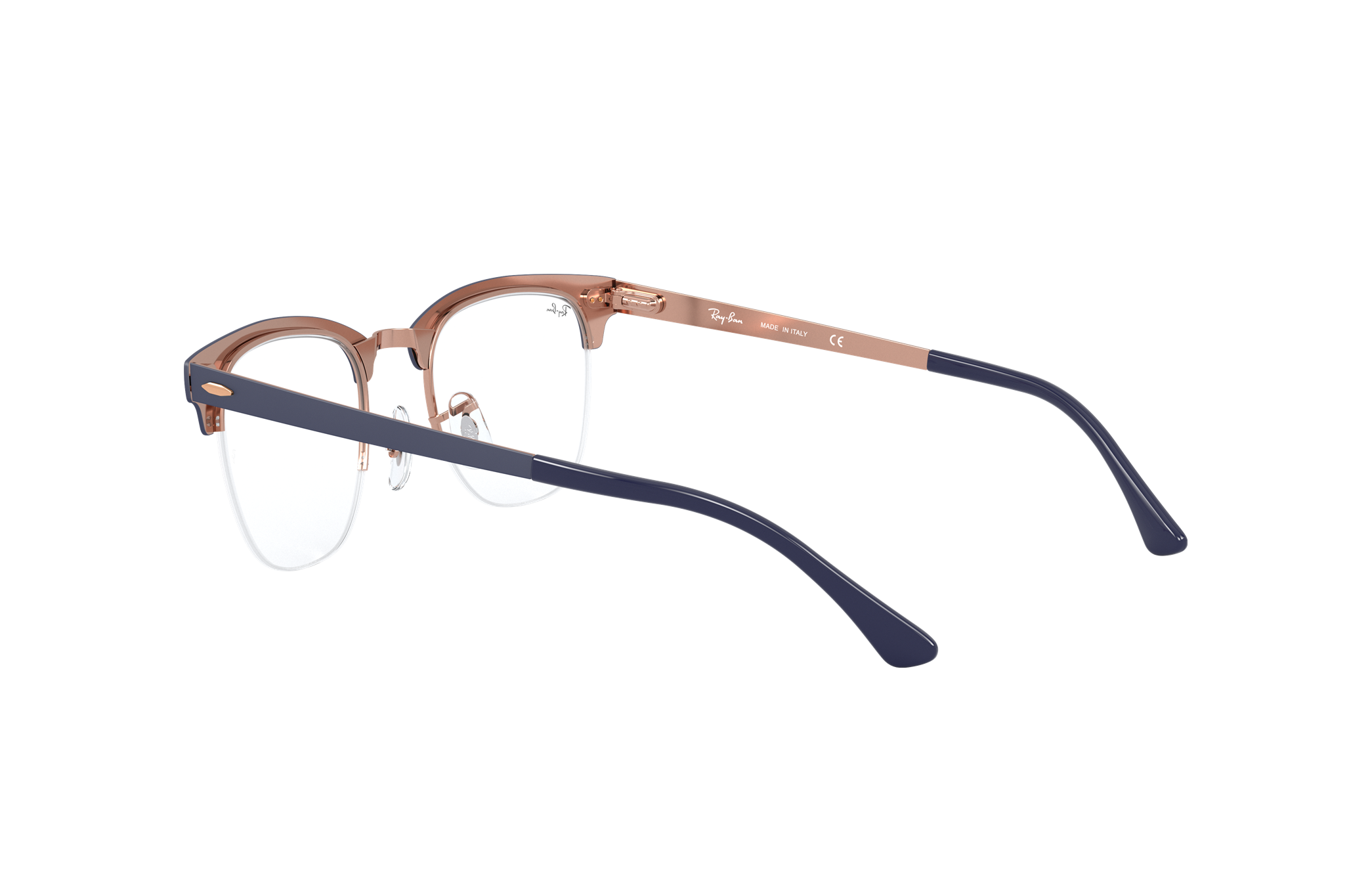 clubmaster metal eyeglasses