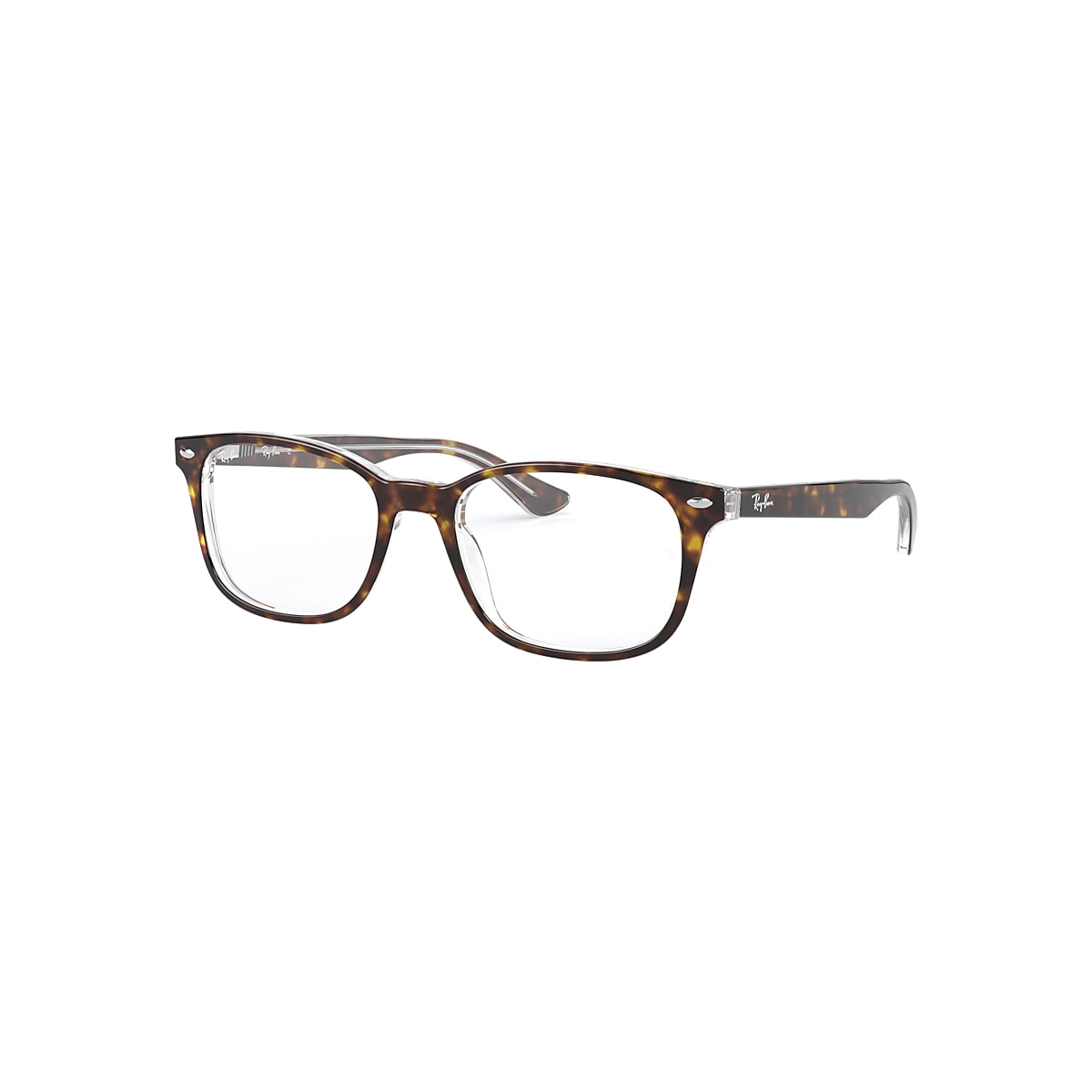 RB5375 OPTICS Eyeglasses with Havana On Transparent Frame 