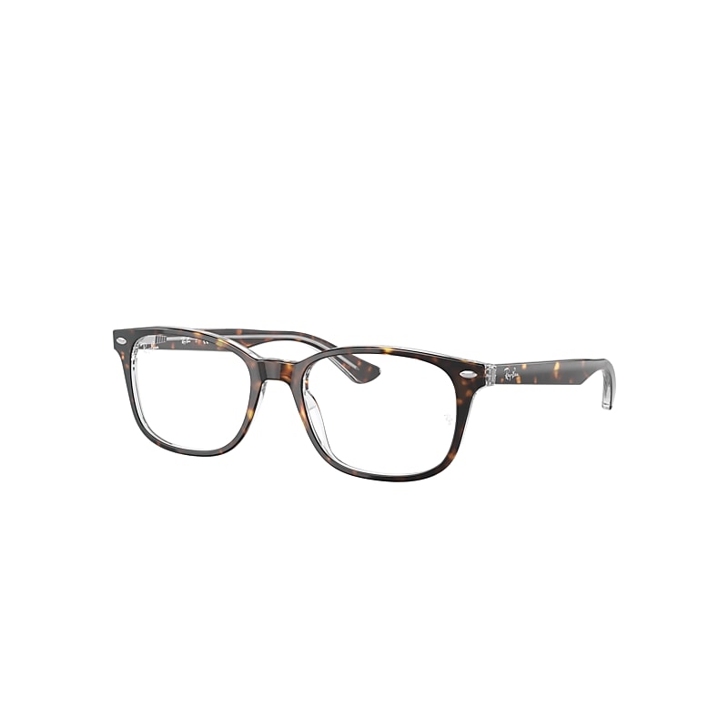 Ray-Ban Rb5375 Optics Eyeglasses Tortoise Frame Clear Lenses Polarized 51-18