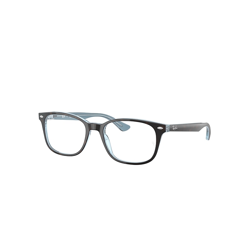 Ray-Ban Rb5375 Optics Eyeglasses Tortoise Frame Clear Lenses Polarized 53-18