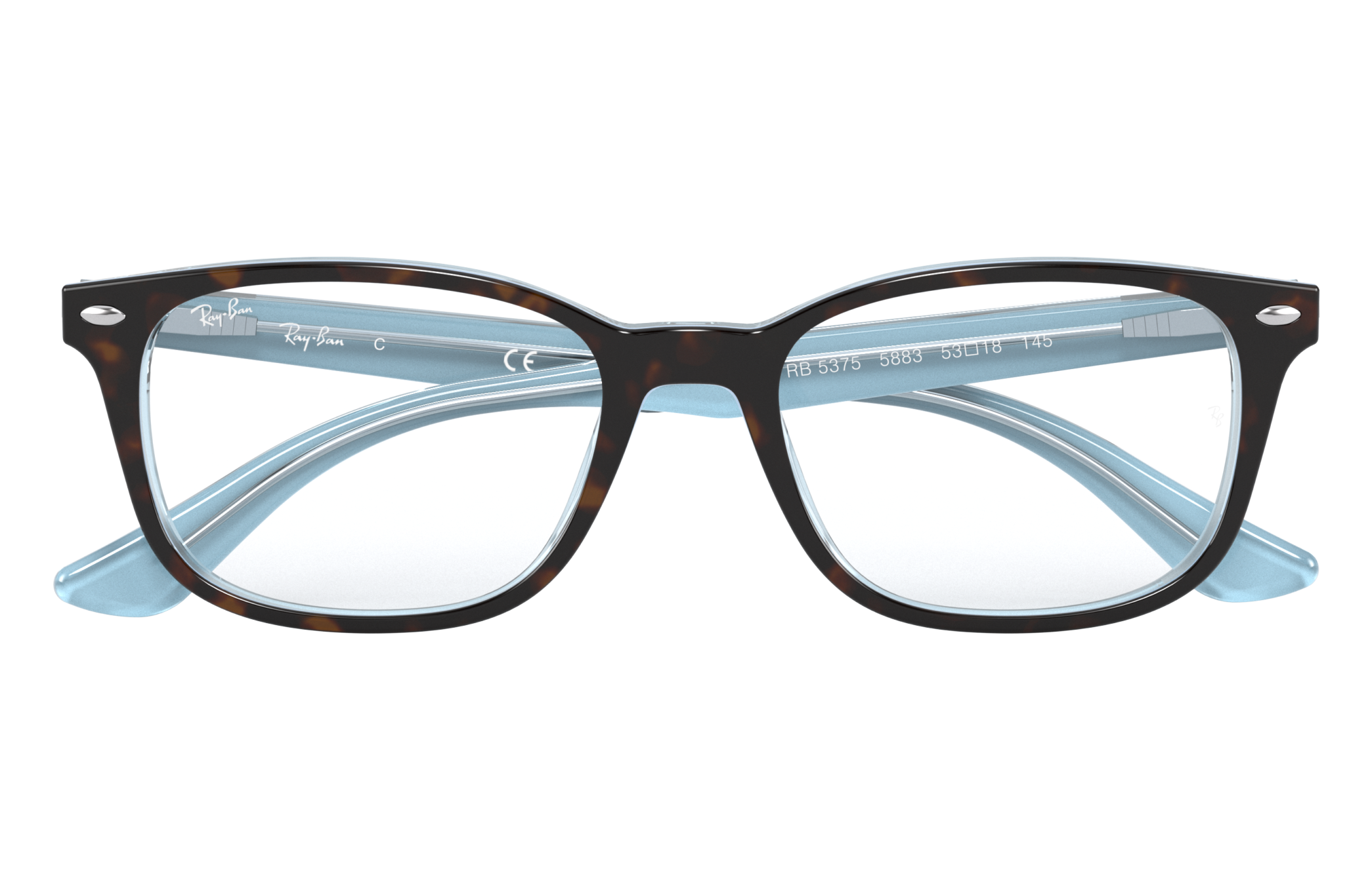Rb5375 Eyeglasses with Tortoise Frame 