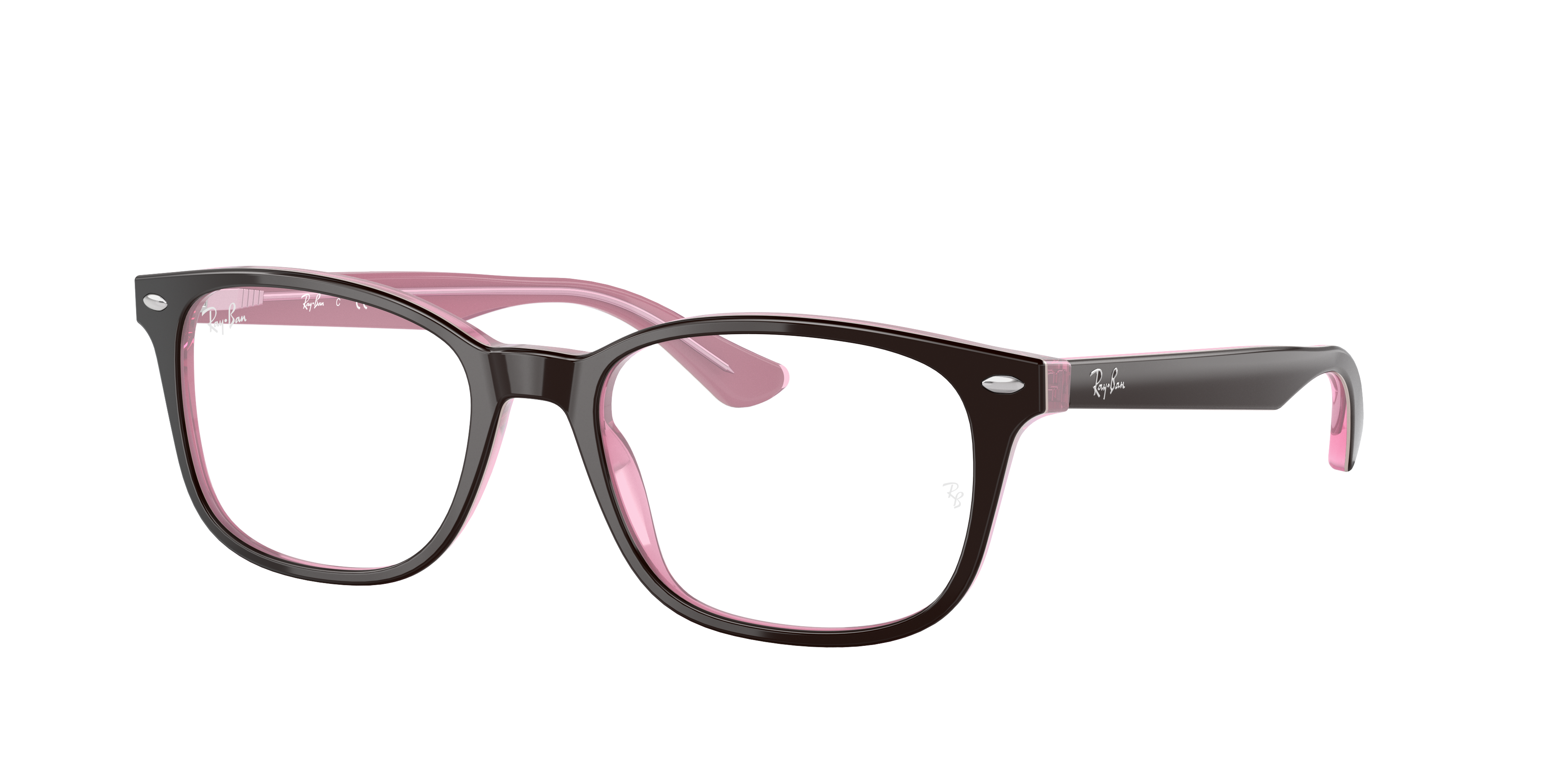 Rb5375 Optics Eyeglasses with Brown On Pink Frame | Ray-Ban®