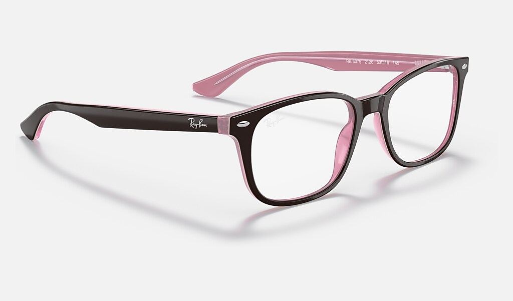 Rb5375 Optics Eyeglasses with Brown On Pink Frame | Ray-Ban®