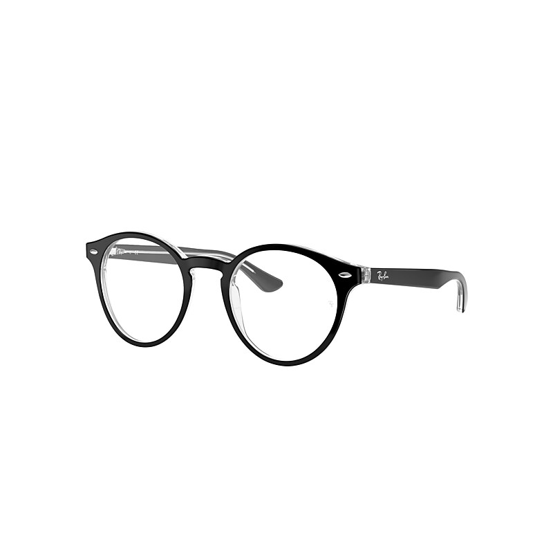 Ray-Ban Rb5376 Eyeglasses Black Frame Clear Lenses Polarized 49-21