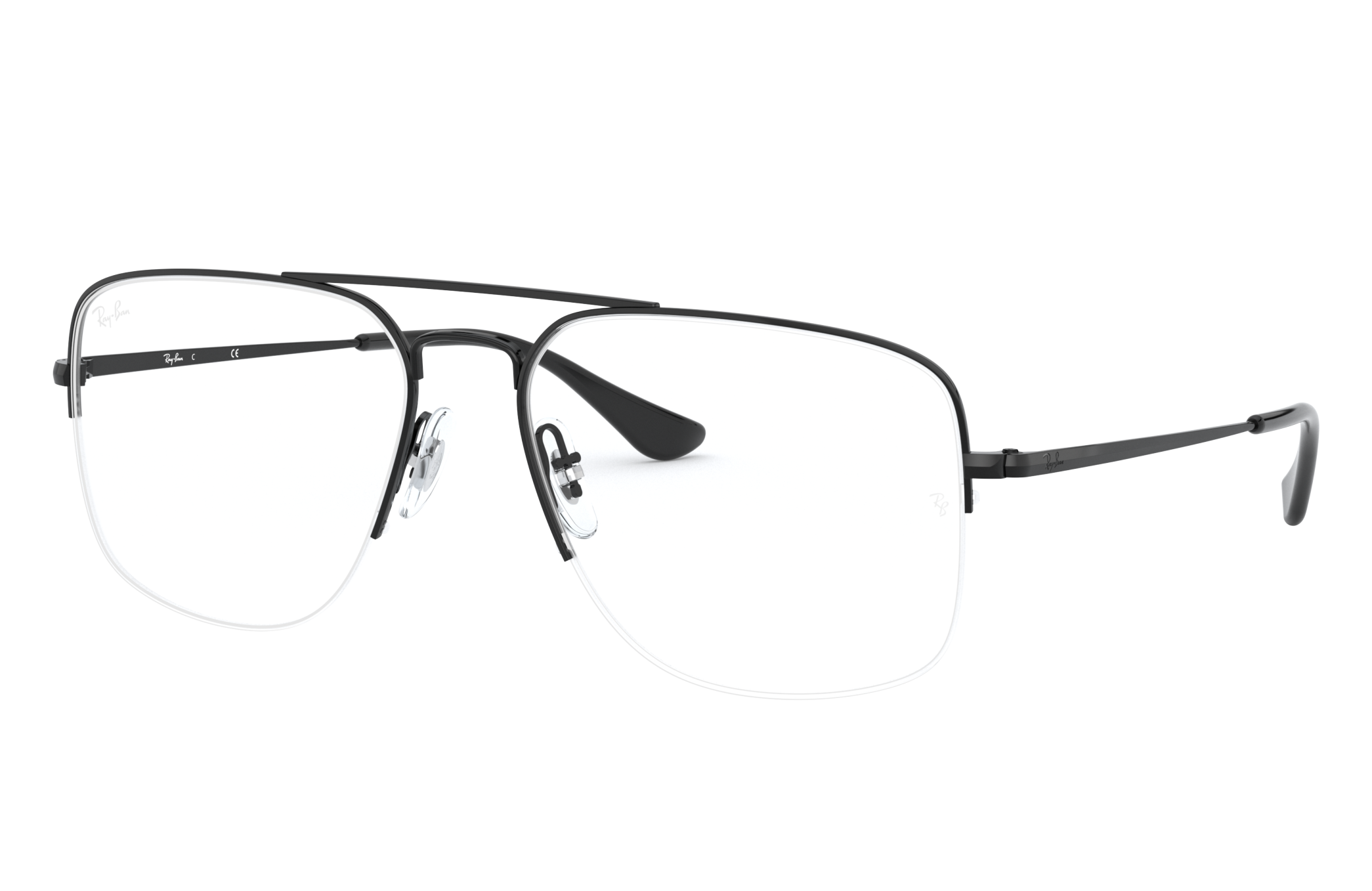 General Gaze Eyeglasses with Black Frame | Ray-Ban®