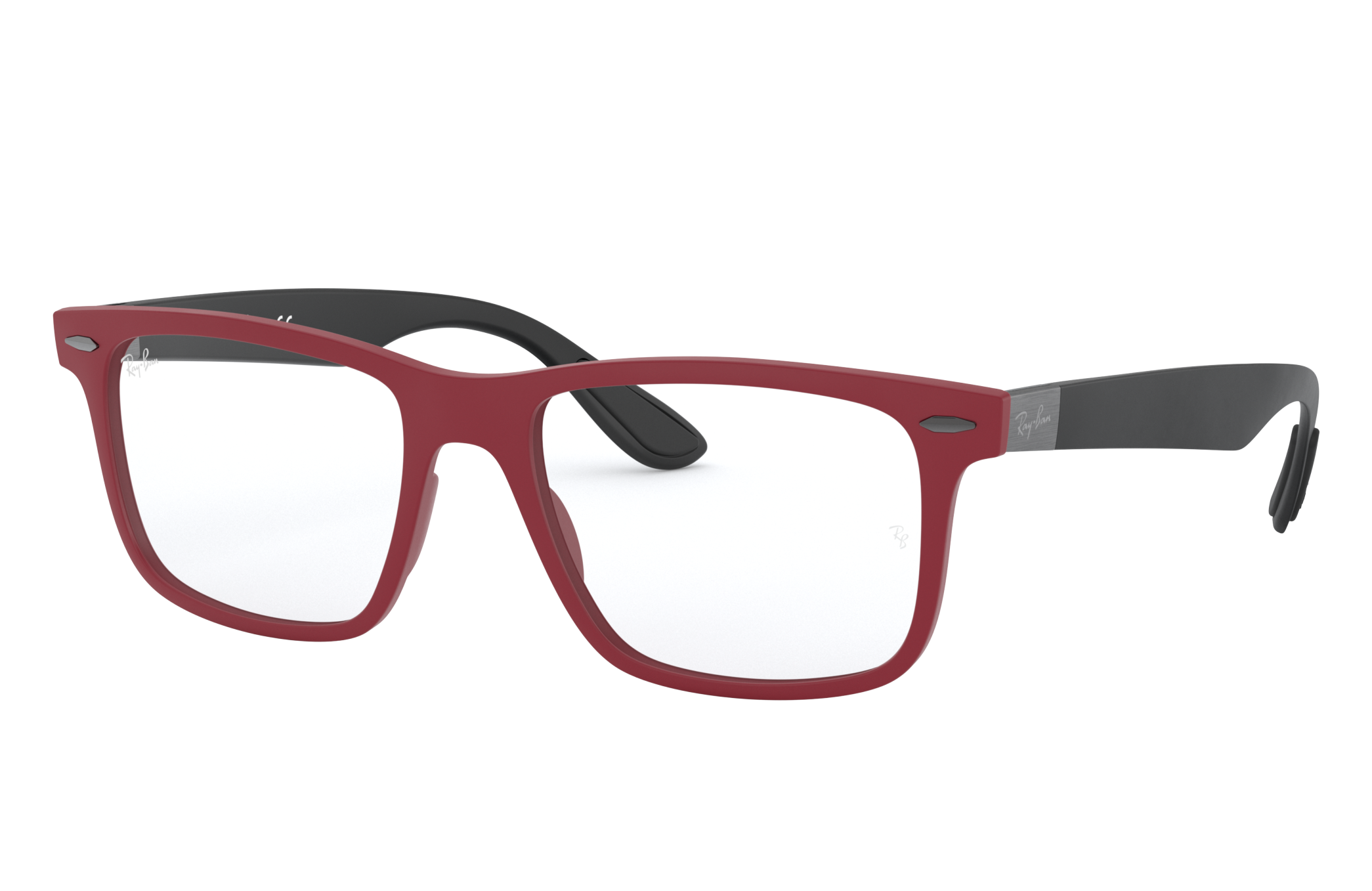 ray ban red eyeglass frames