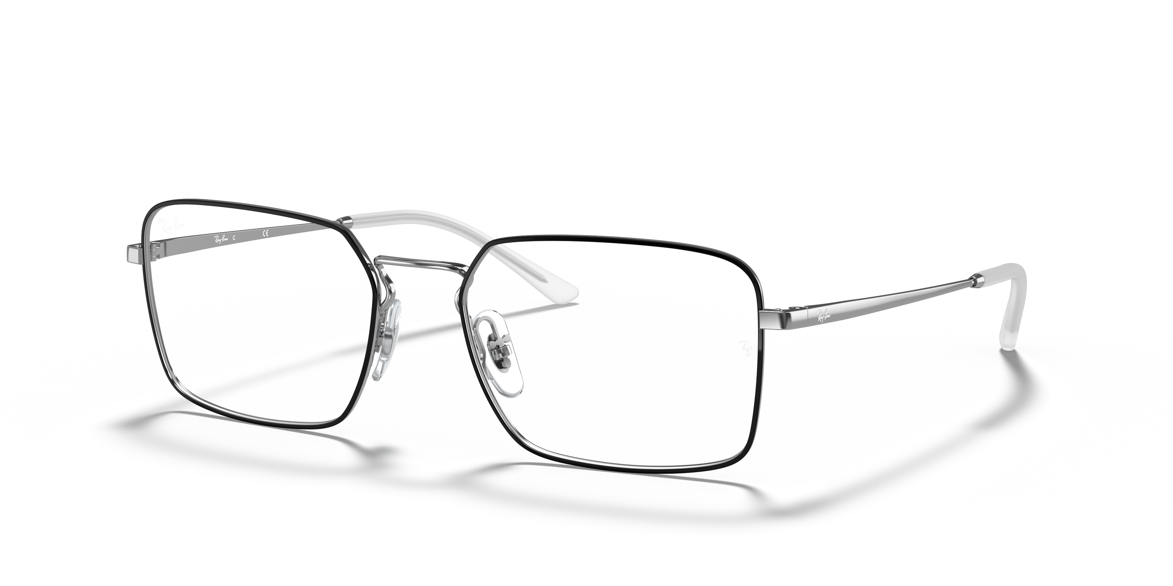 RB6440 OPTICS Eyeglasses with Black On Silver Frame - RB6440 | Ray 
