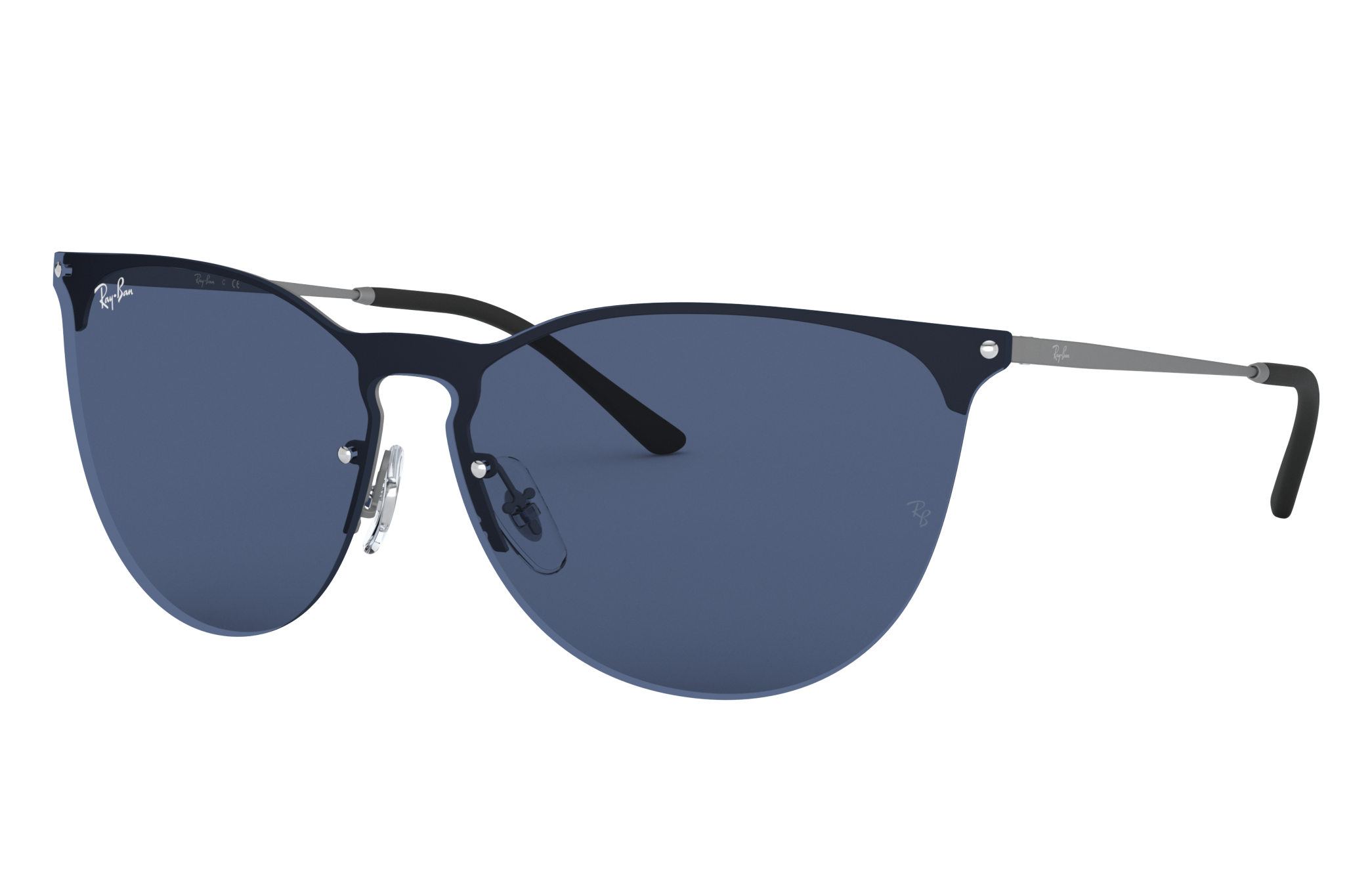 mengsel Meerdere Vernietigen Rb3652 Sunglasses in Gunmetal and Dark Blue | Ray-Ban®