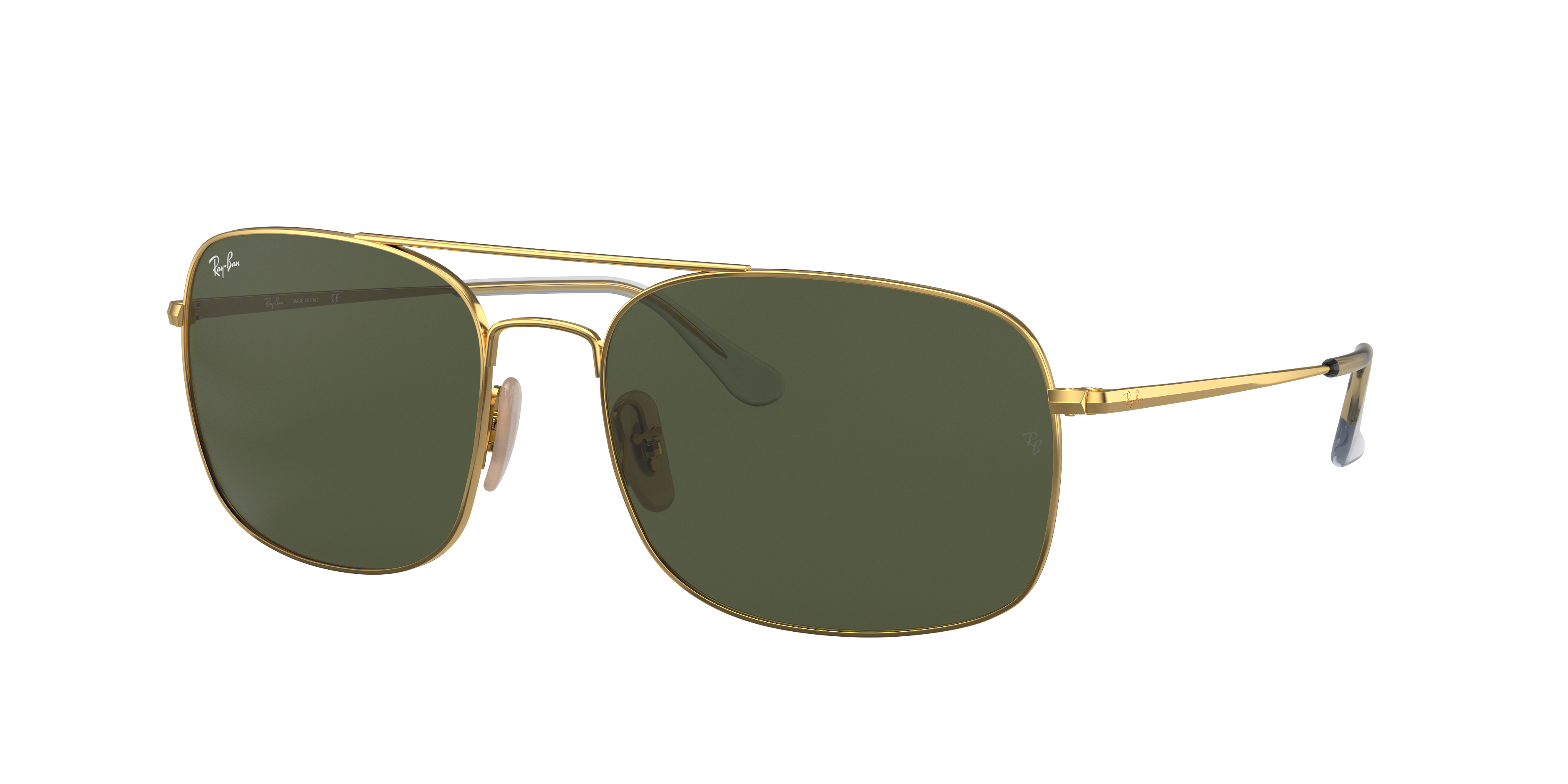 Ray-Ban RB3611 Gold - Steel - Green 