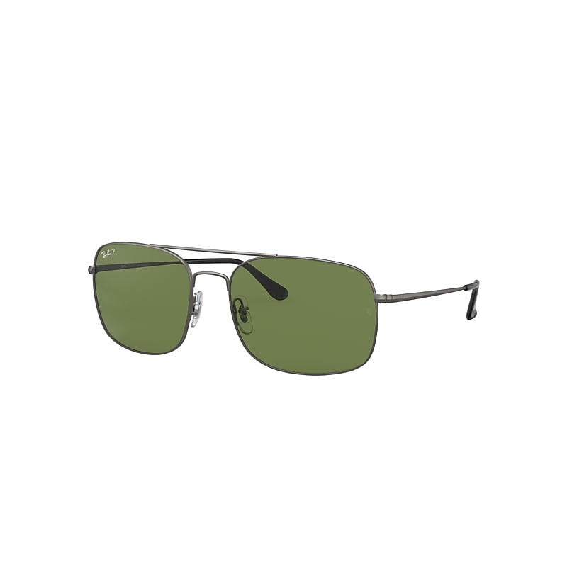 Ray-Ban Rb3611 Sunglasses Gunmetal Frame Green Lenses Polarized 60-18