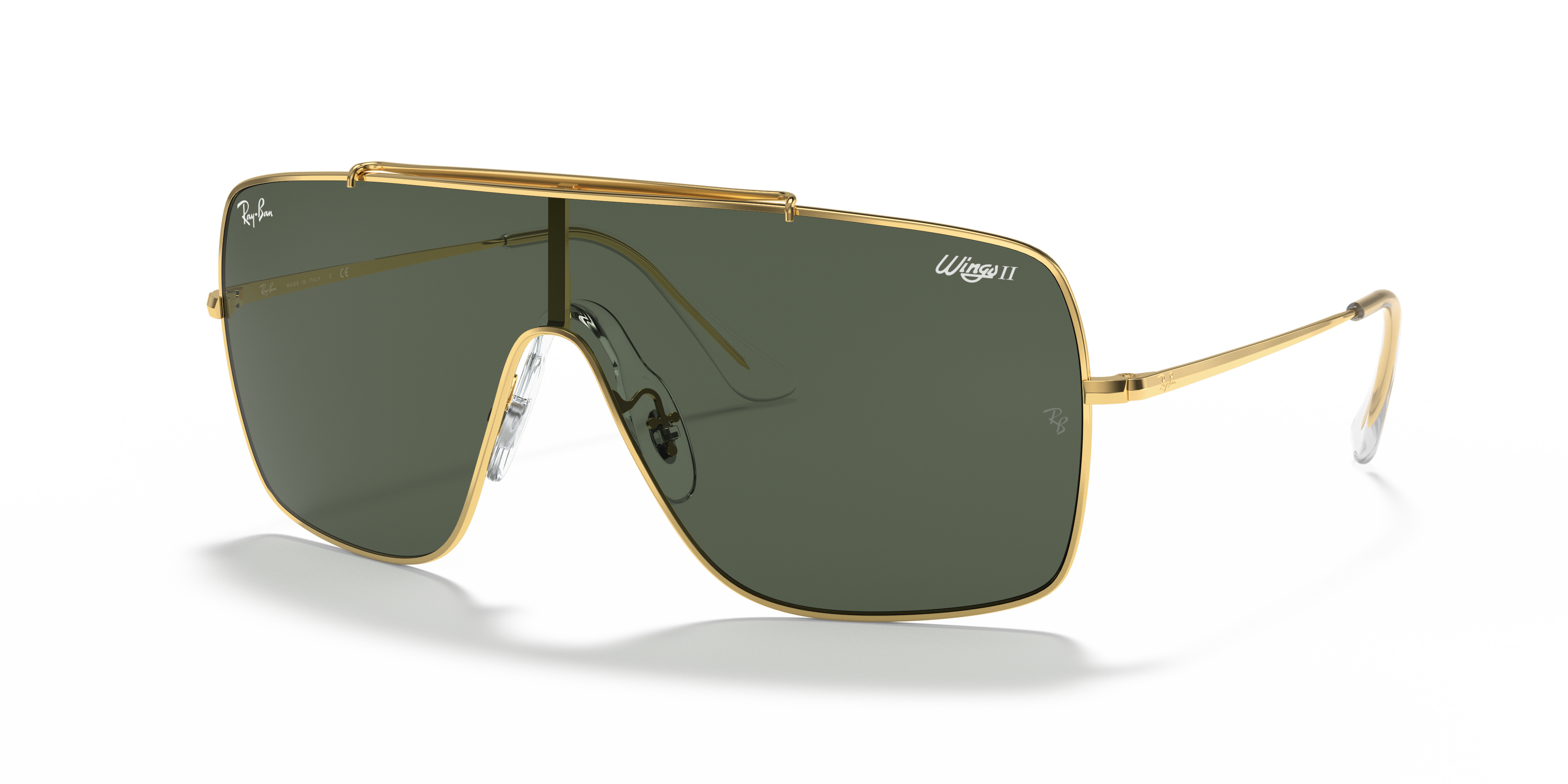 ray ban aviator polarized gold frame