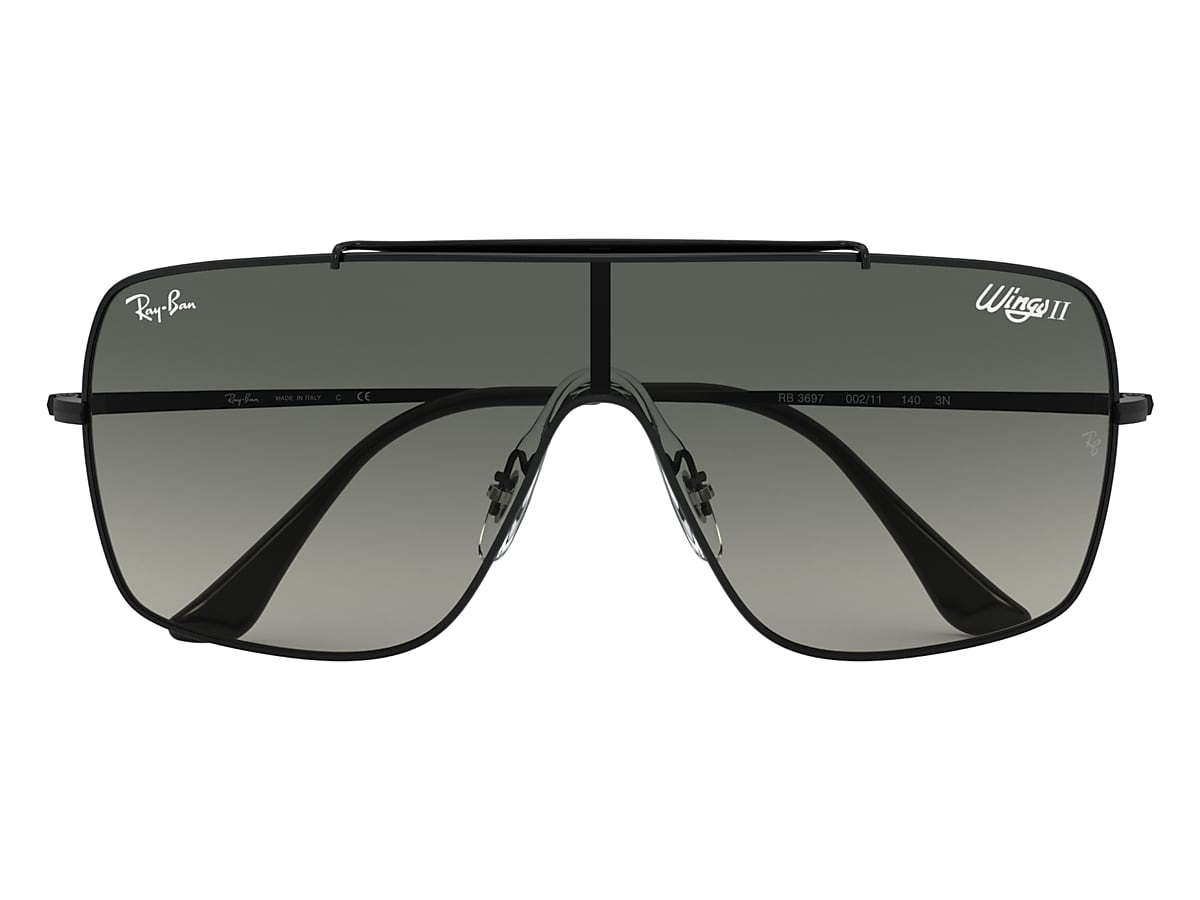 レイバン公式ストア】 Ray-Ban® WINGS II サングラス | ブラック X 