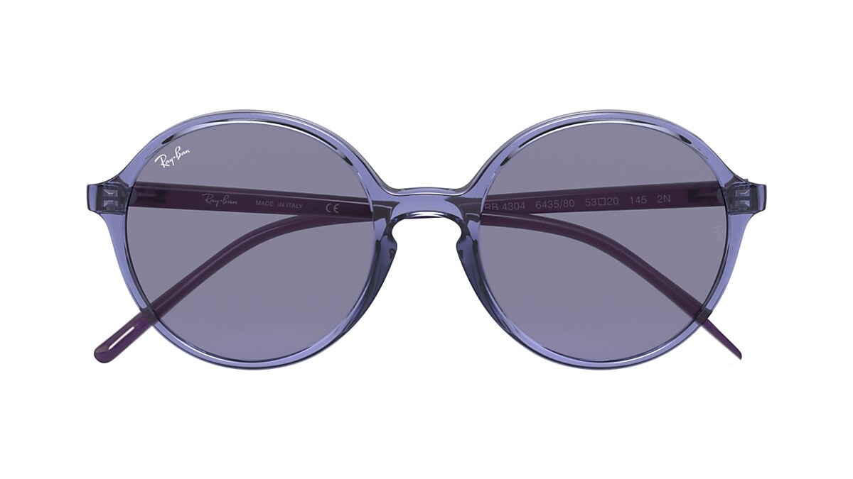 Dochter Omgeving kapsel RB4304 Sunglasses in Transparent Violet and Blue - RB4304 | Ray-Ban® US