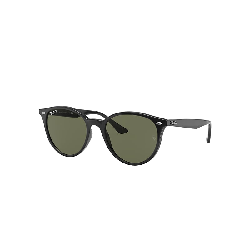 Ray-Ban Rb4305 Sunglasses Black Frame Green Lenses Polarized 53-19