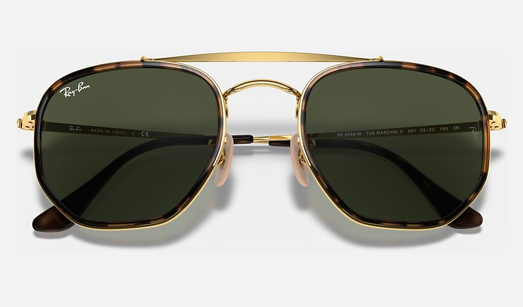 Marshal Ii Sunglasses in Dourado and Verde | Ray-Ban®