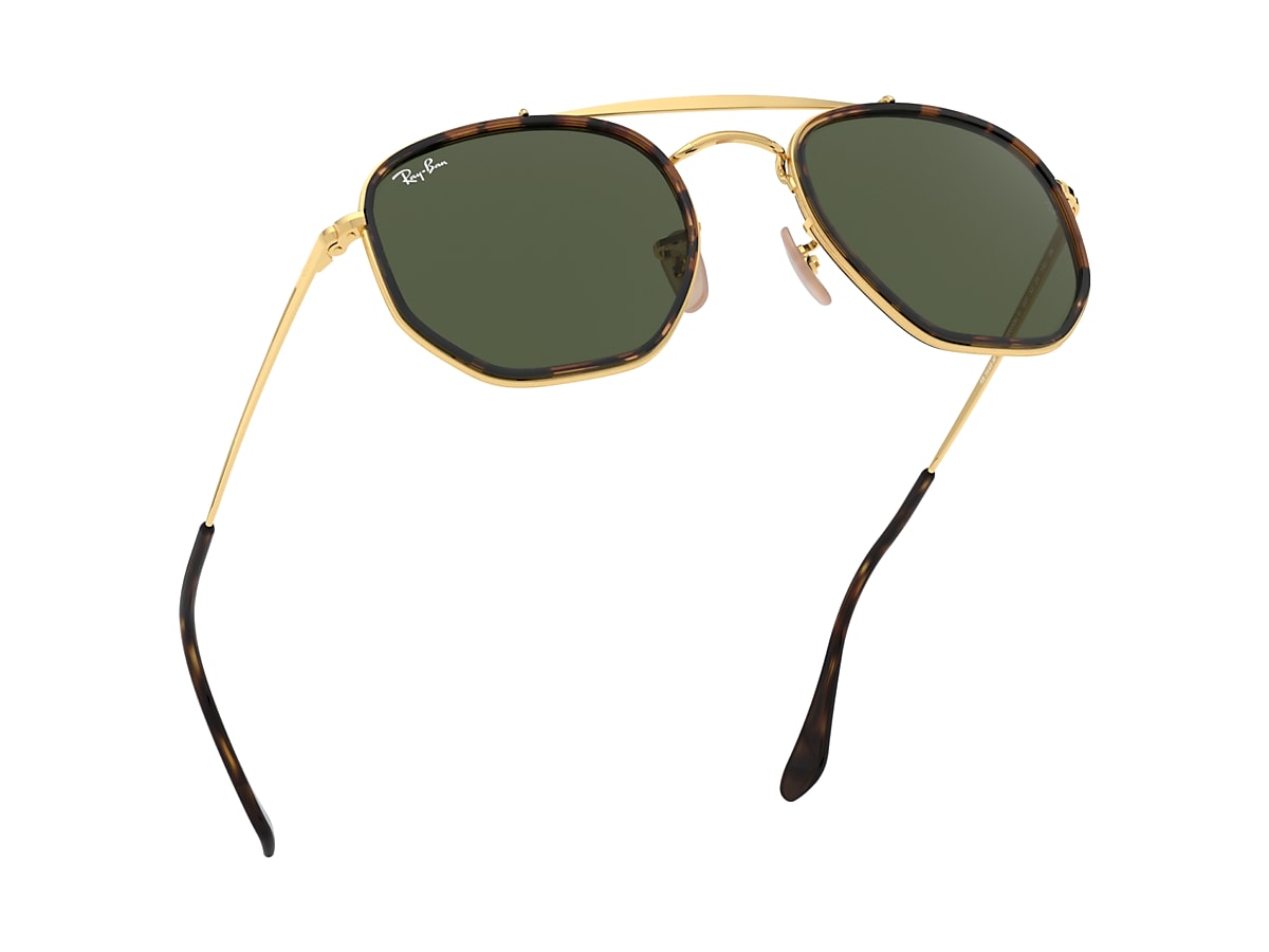Marshal Ii Sunglasses in Gold and Green | Ray-Ban®