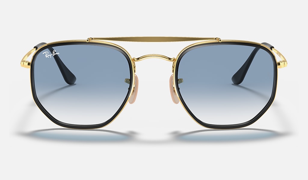 virtueel modder Figuur Marshal Ii Sunglasses in Dourado and Azul-claro - RB3648M | Ray-Ban® PT