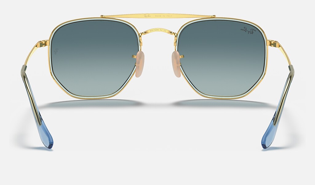 Marshal Ii Sunglasses in Gold and Blue | Ray-Ban®