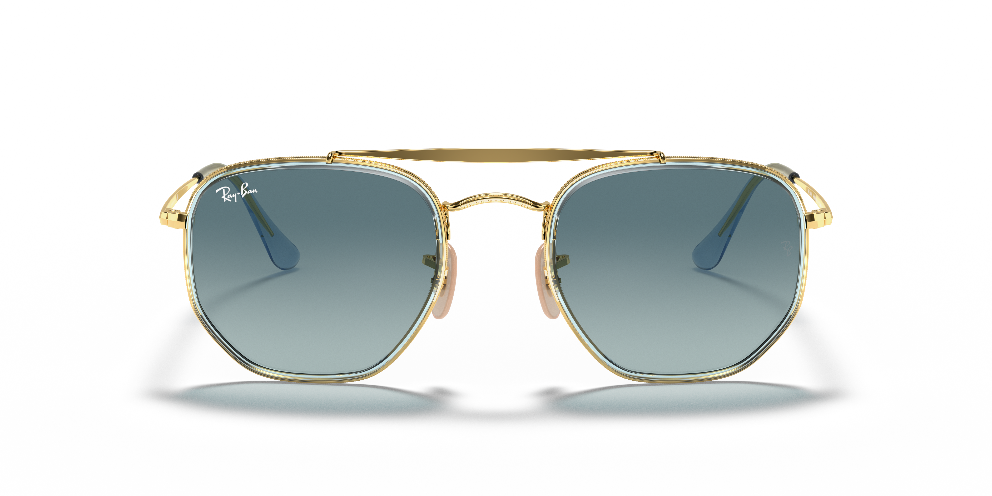 ray ban marshal gold green