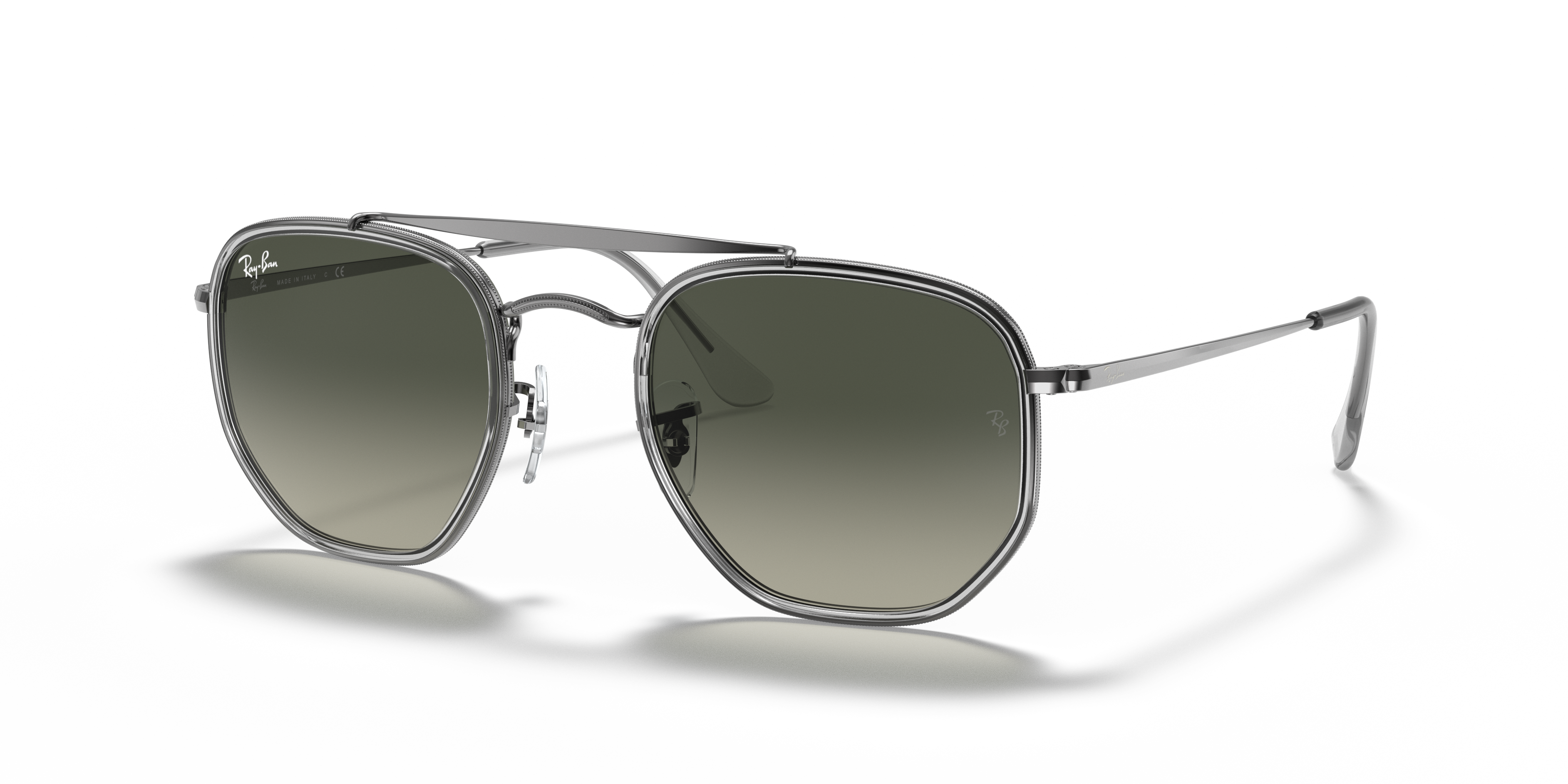 ray ban marshal 2 silver