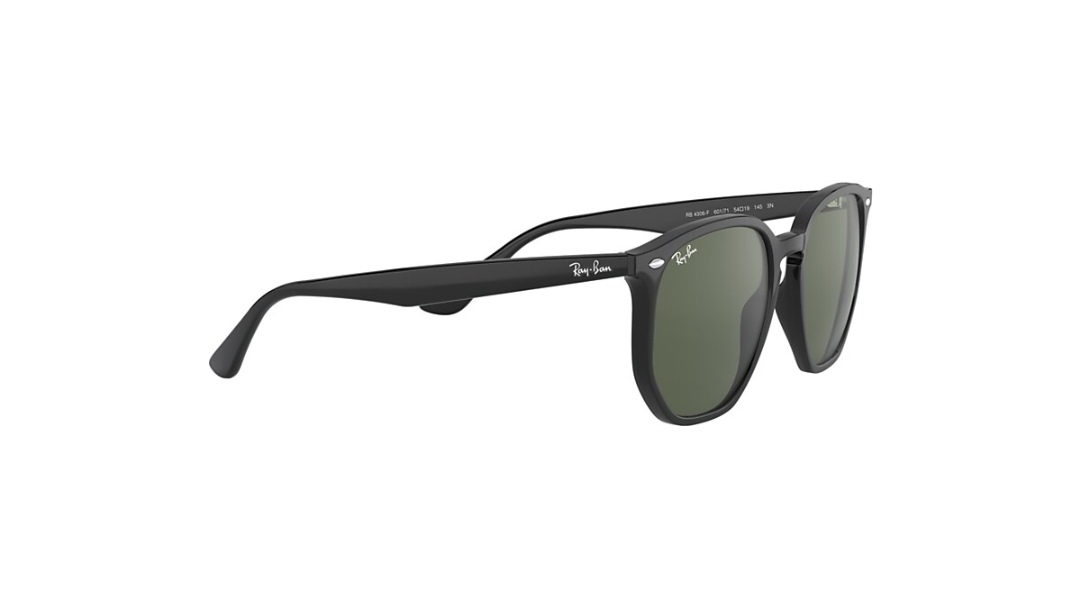 RB4306 Sunglasses in Black and Green Classic - RB4306F | Ray