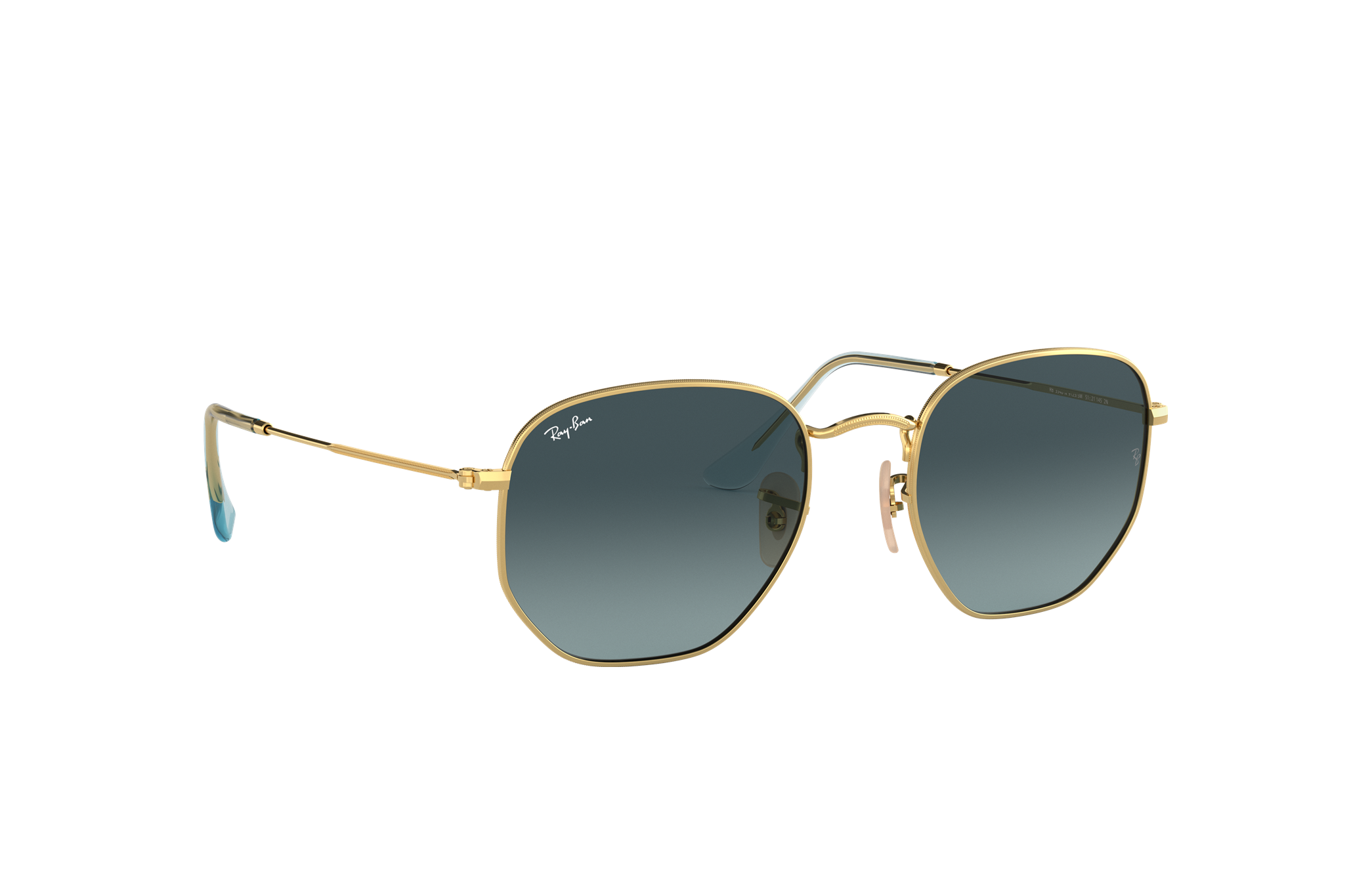 ray ban hexagonal with bridge