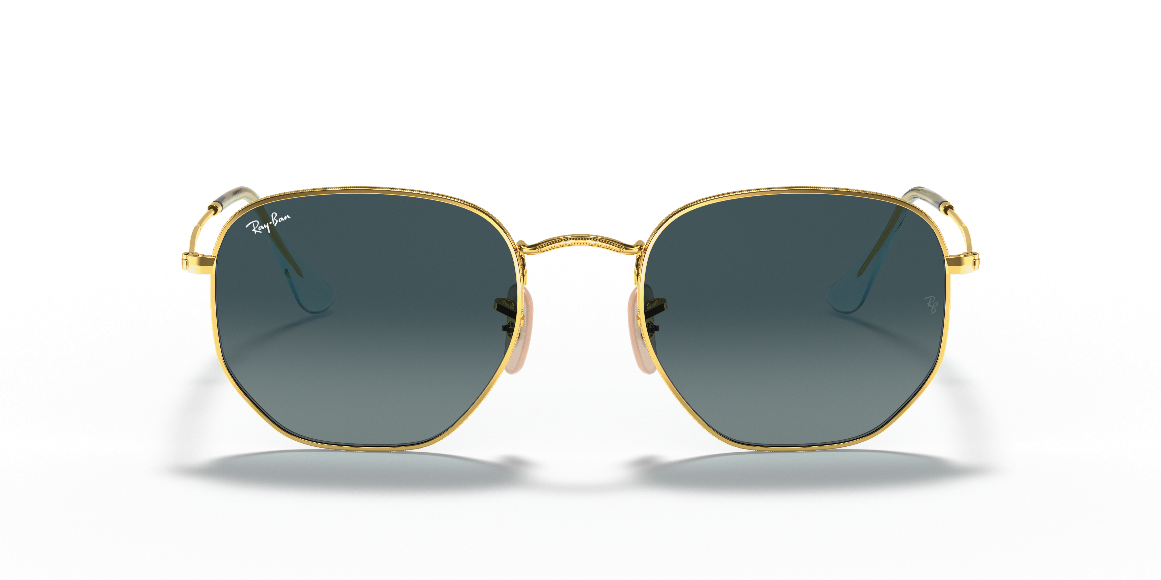 rayban hexagonal flat