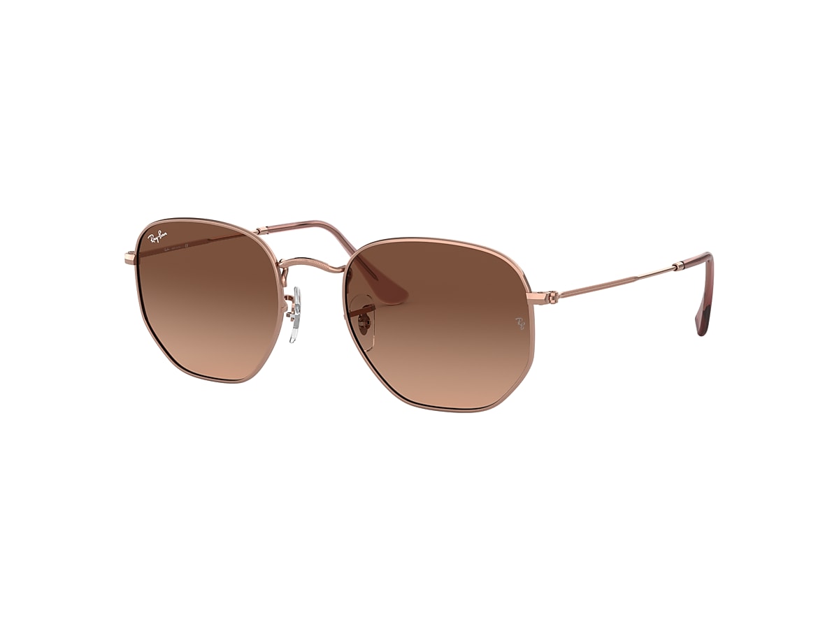 Ray-Ban RB3548N Hexagonal Flat Lenses M (51 - 21) with Blue