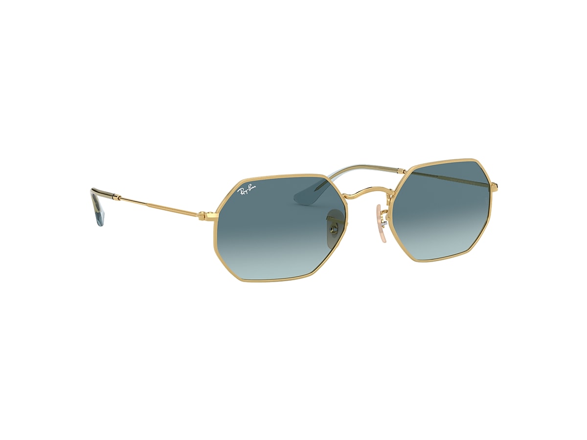 OCTAGONAL CLASSIC Sunglasses in Gold and Blue - RB3556N | Ray-Ban® US