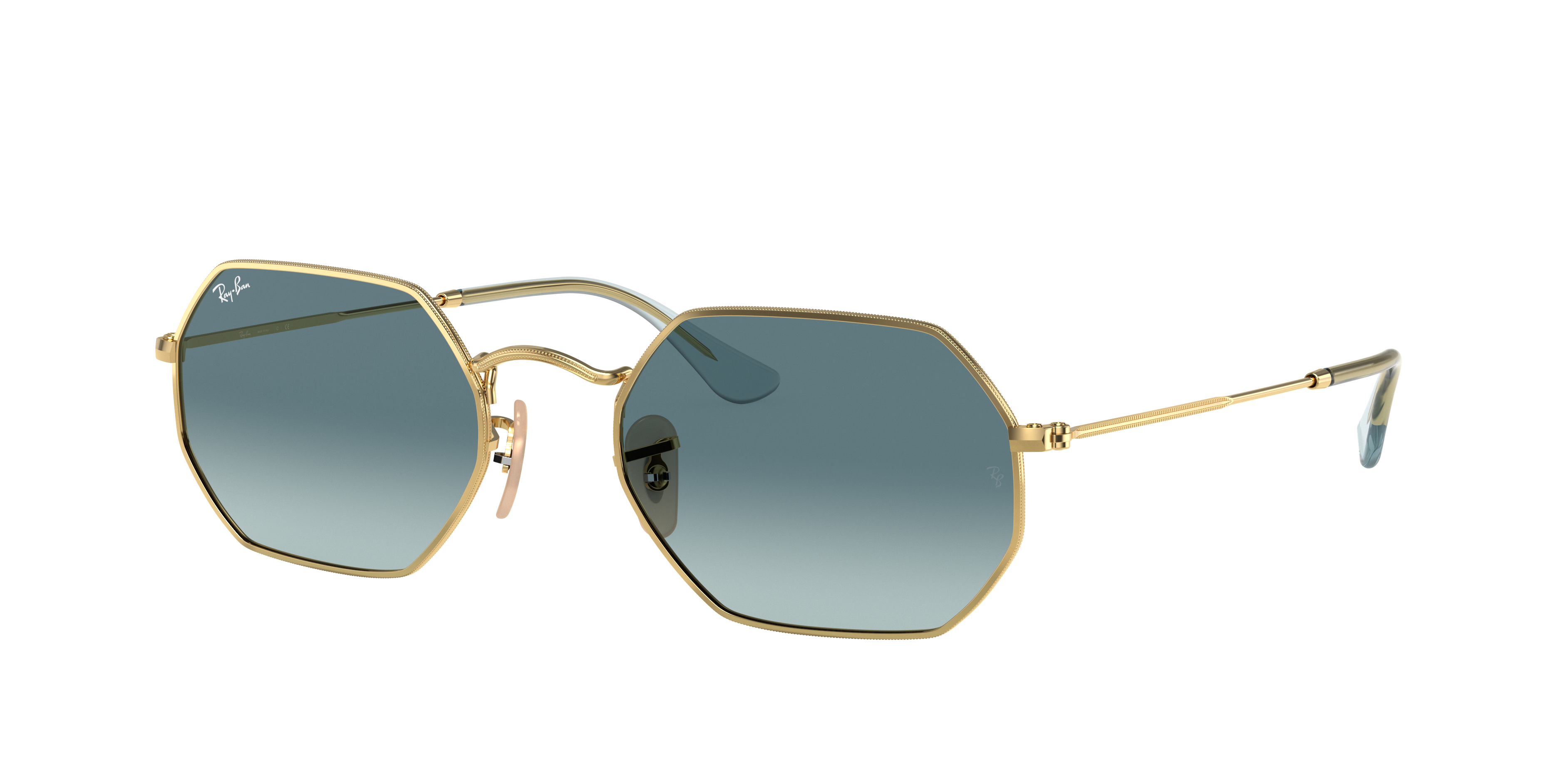 ray ban green mirrored aviators