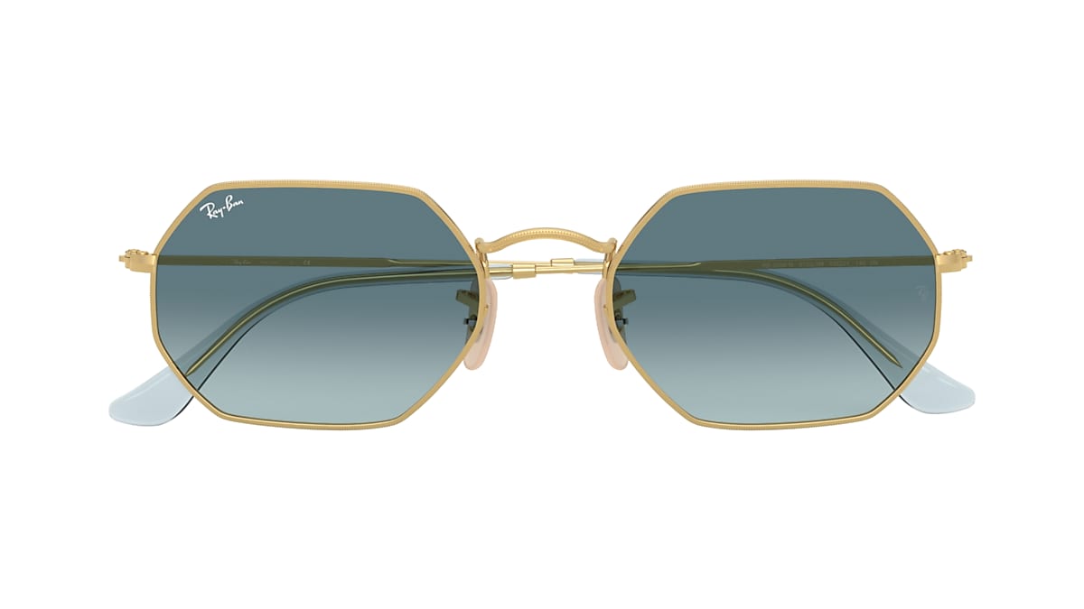 OCTAGONAL CLASSIC Sunglasses Gold Blue - RB3556N | Ray-Ban® US