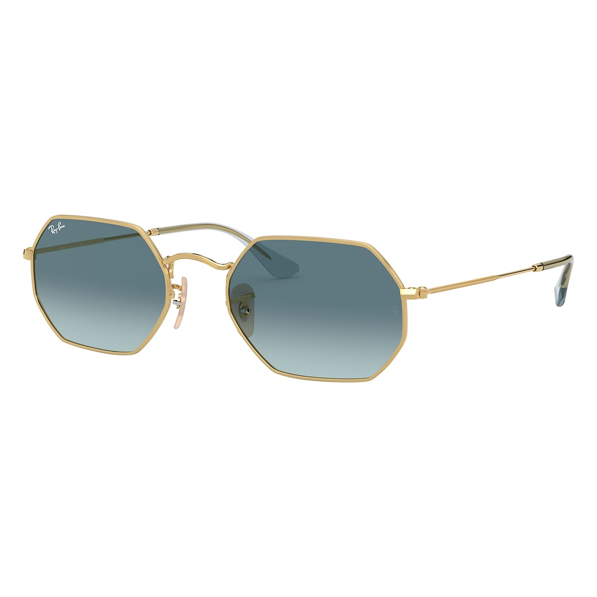 OCTAGONAL CLASSIC Sunglasses in Gold and Blue - RB3556N | Ray-Ban® US