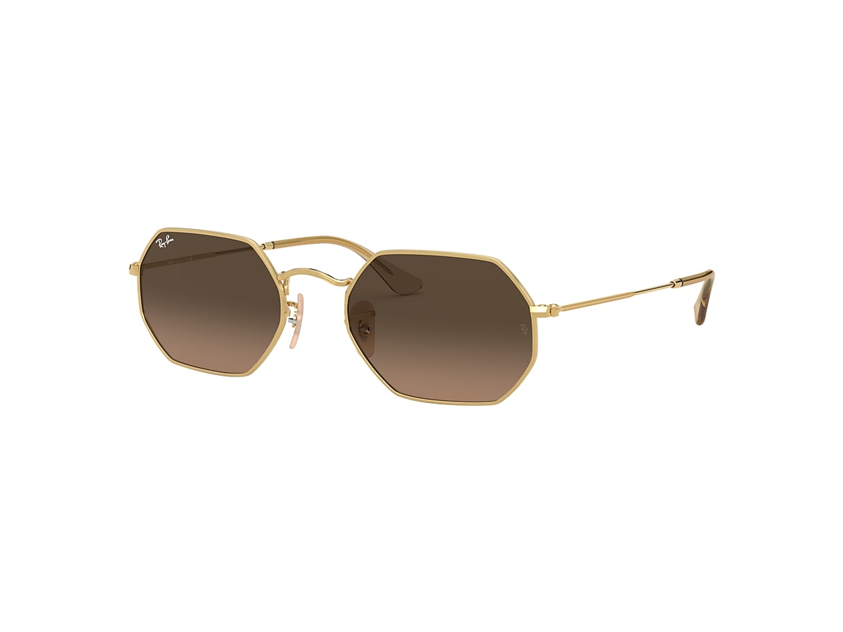 modder Aanmoediging Incubus Octagonal Classic Sunglasses in Gold and Brown - RB3556N | Ray-Ban® US