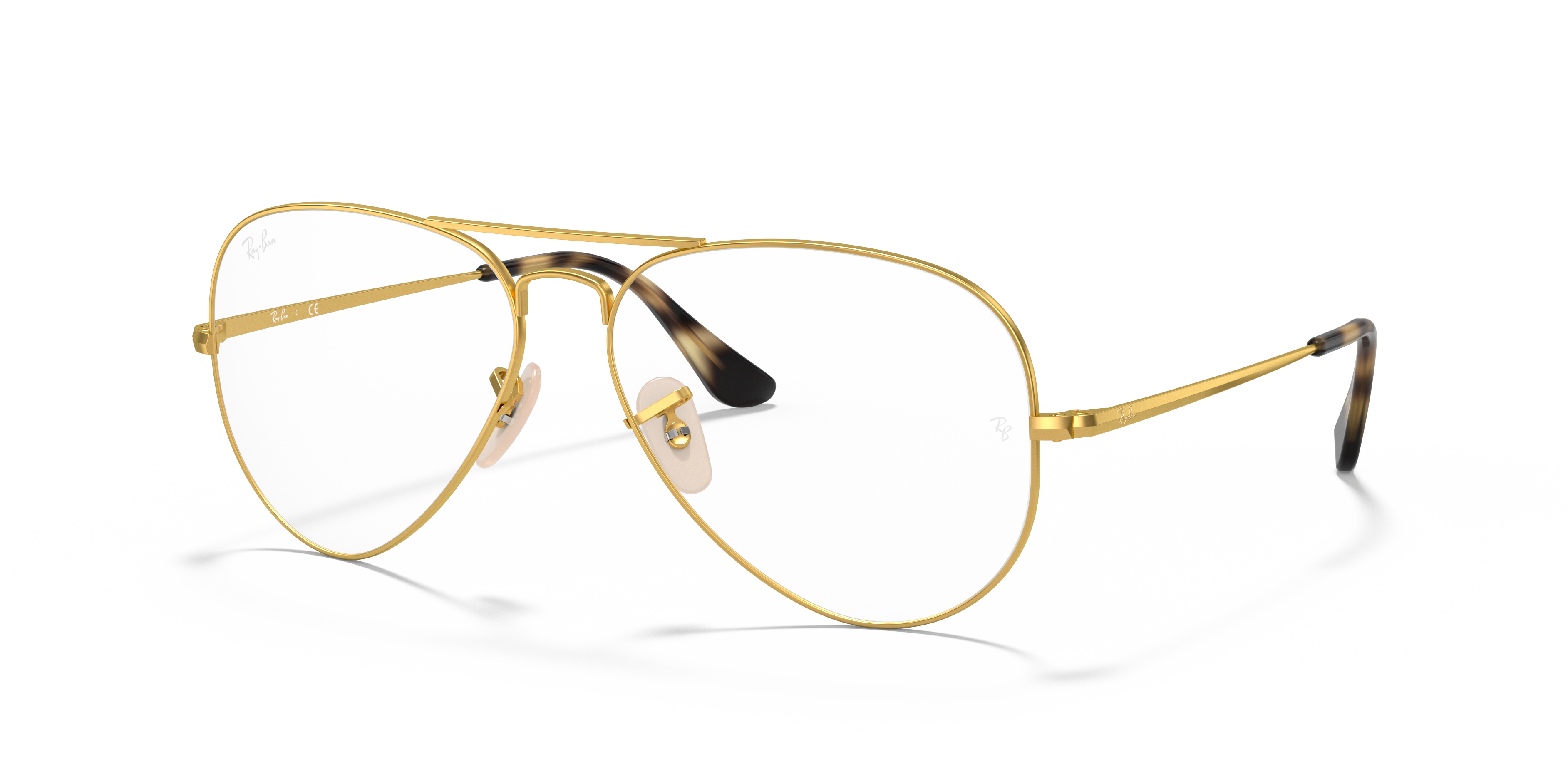 Aviator Optics Eyeglasses with Gold Frame | Ray-Ban®