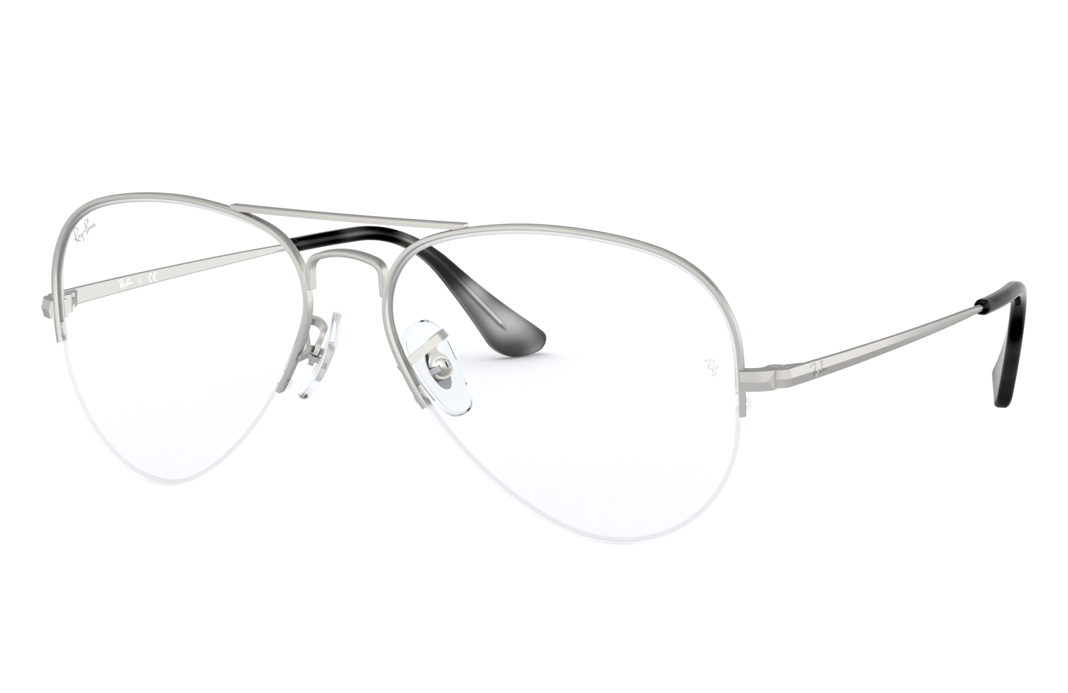 Aviator Gaze Eyeglasses With Silver Frame Rb6589 Ray Ban®