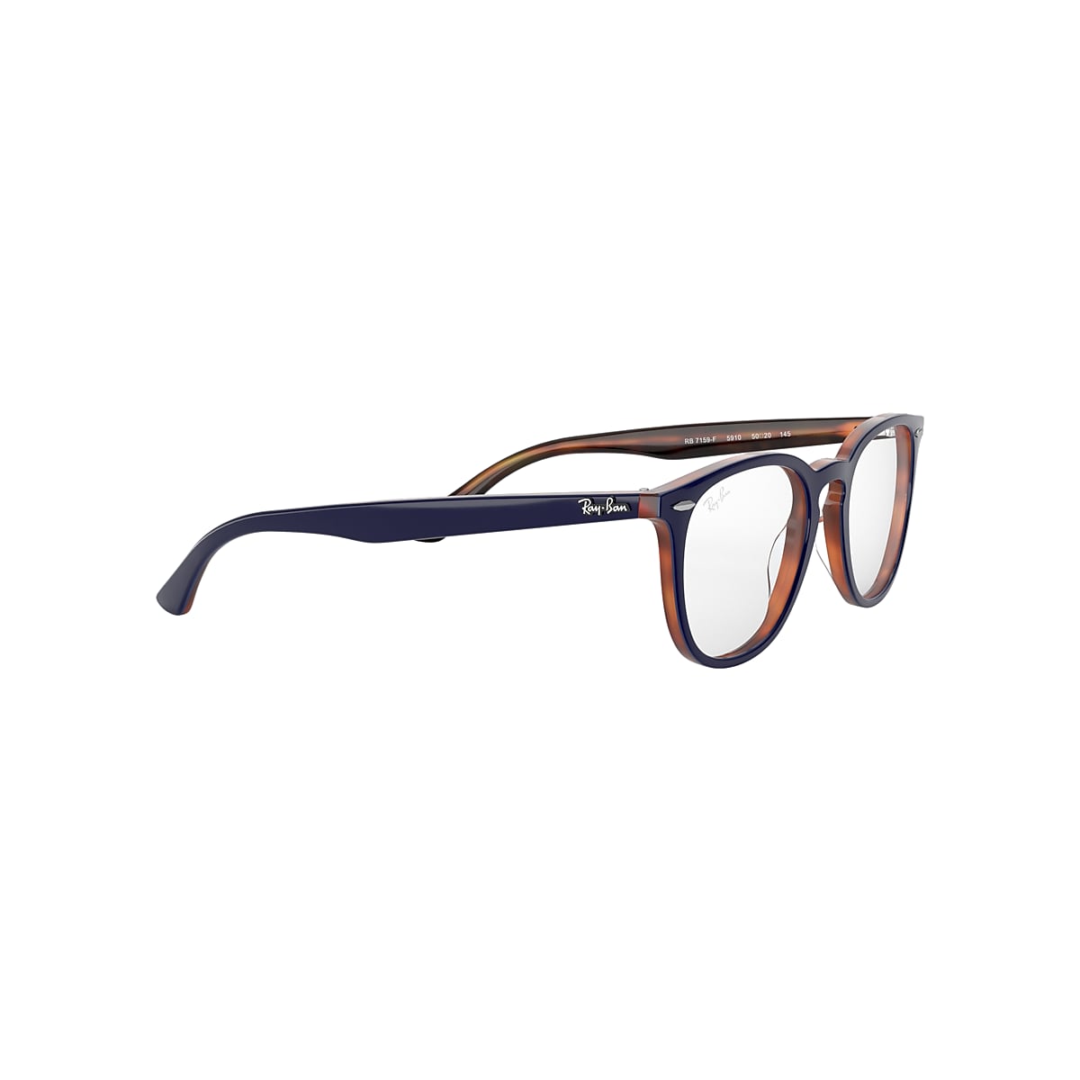 RB7159 OPTICS Eyeglasses with Blue On Havana Frame - RB7159 | Ray