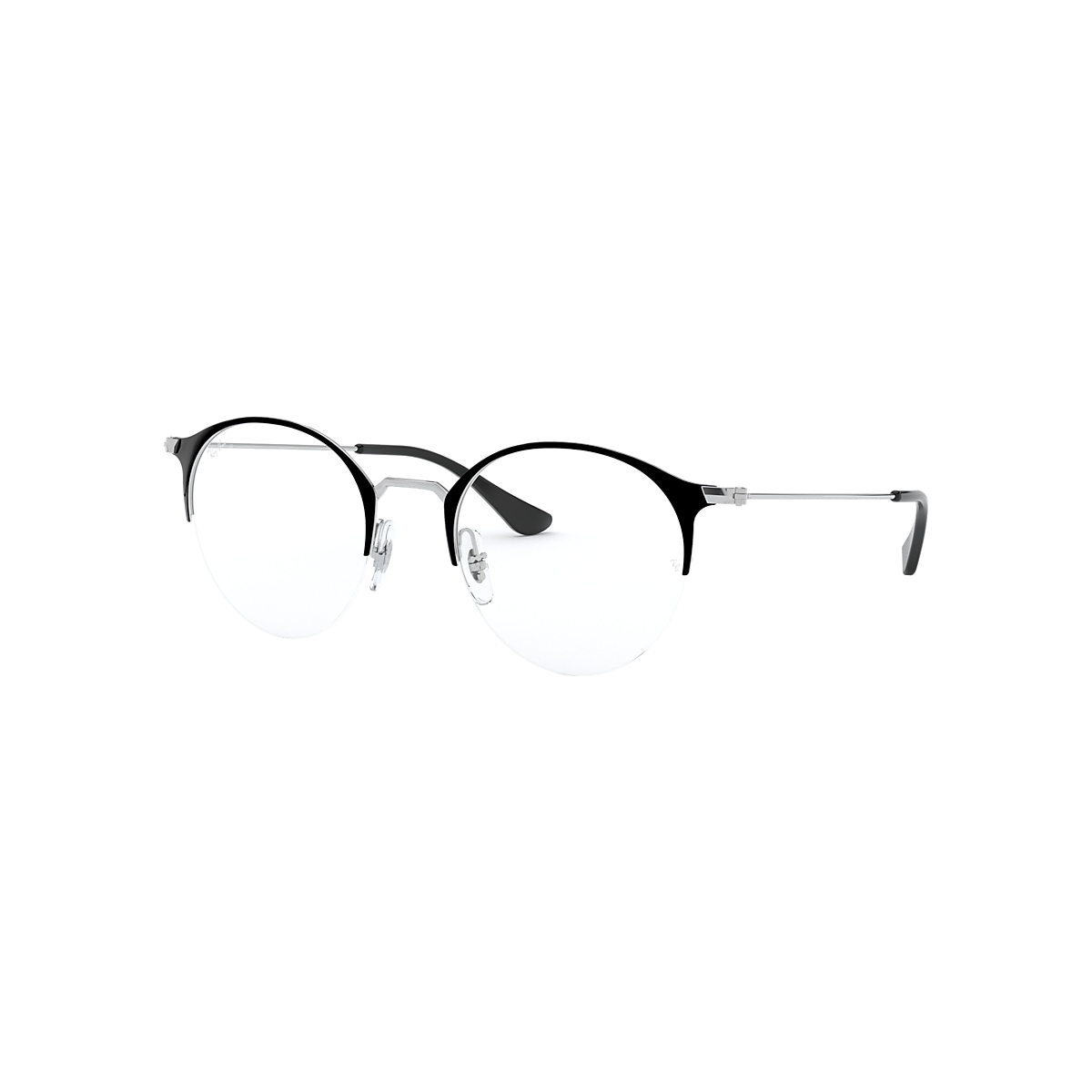 RB3578V OPTICS Eyeglasses with Black On Silver Frame RB3578V