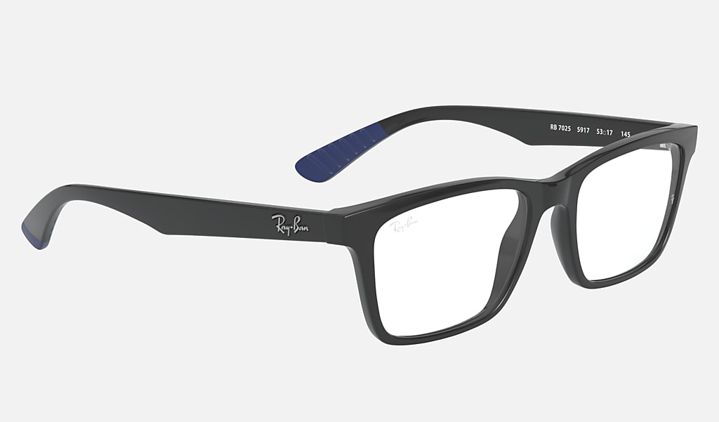Rb7025 Eyeglasses with Transparent Grey Frame | Ray-Ban®