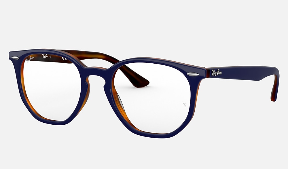 RB7151F HEXAGONAL OPTICS Eyeglasses with Blue Frame - RB7151F