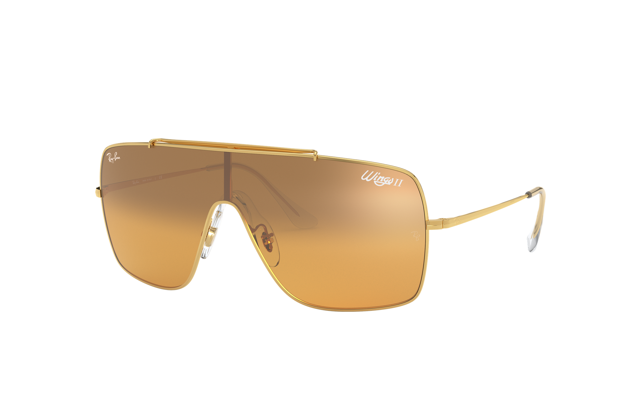 ray ban wings gold