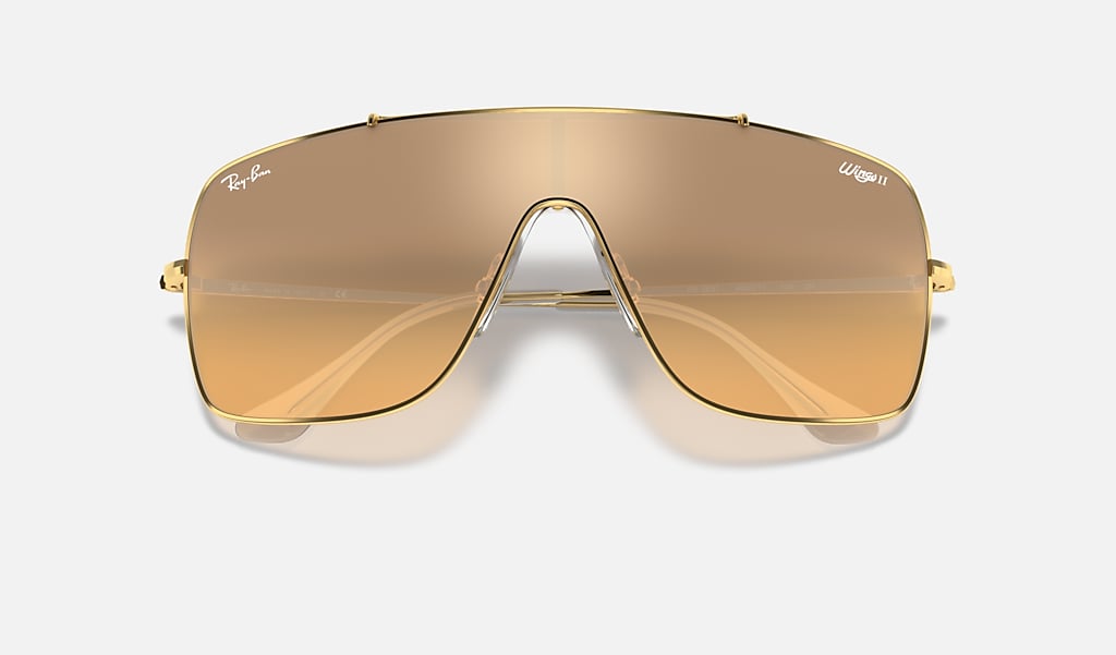 Wings Ii Sunglasses in Gold and Orange/Silver | Ray-Ban®