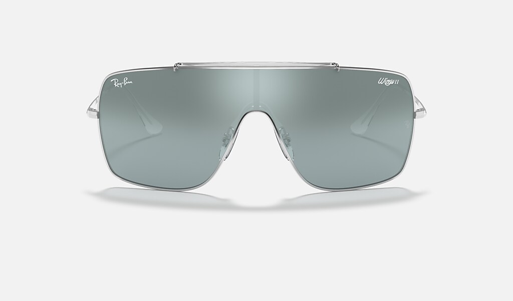 Wings Ii Sunglasses in Silver and Light Blue/Silver | Ray-Ban®