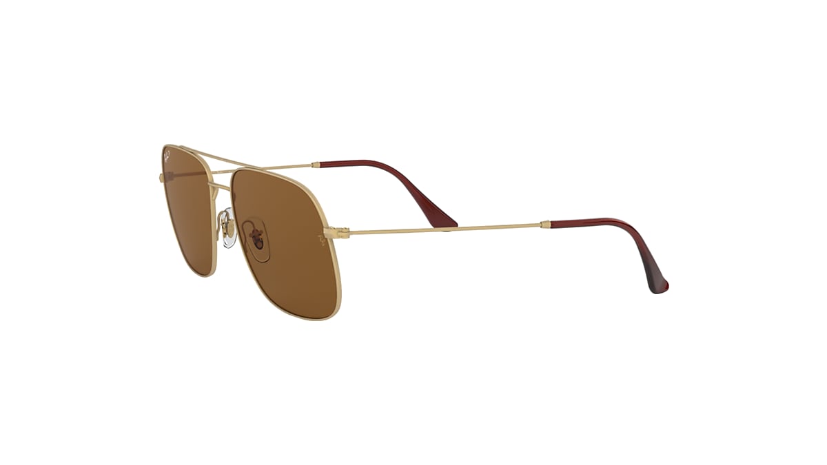 ANDREA Sunglasses in Gold and Brown - RB3595 | Ray-Ban® US