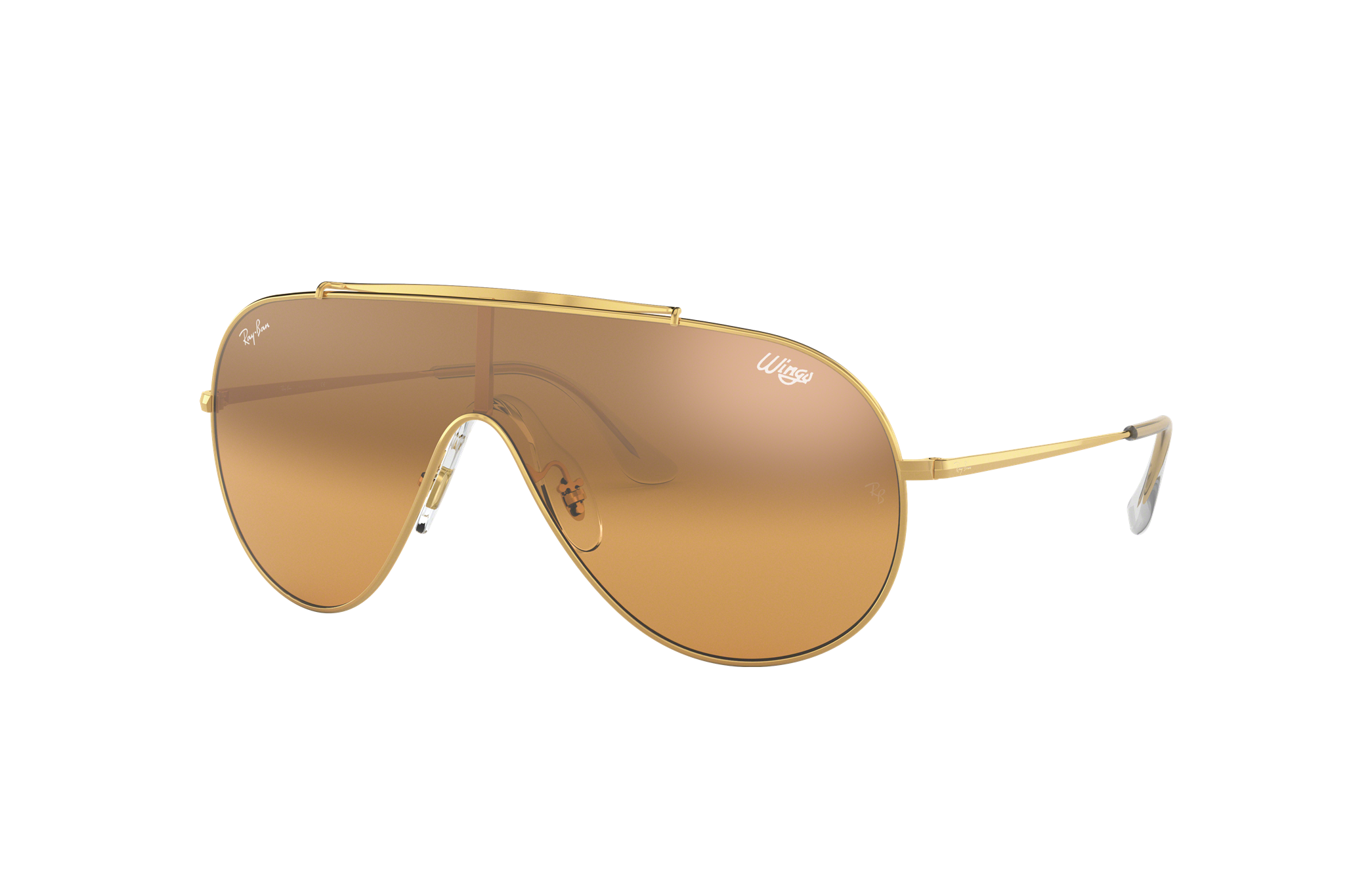 ray ban golden wings