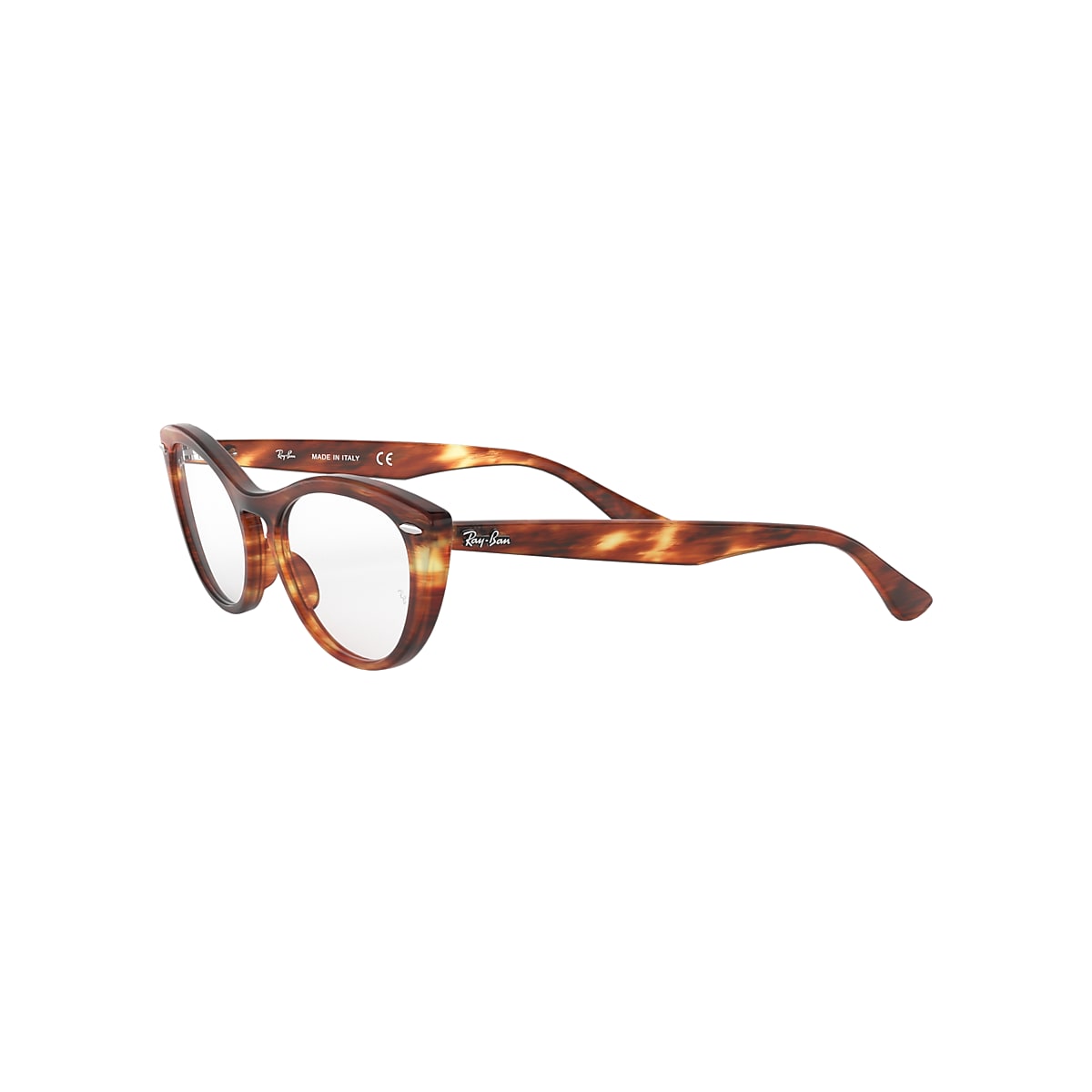 NINA OPTICS Eyeglasses with Striped Havana Frame - RB4314V | Ray