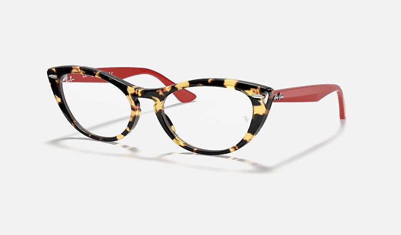 NINA OPTICS Eyeglasses with Yellow Havana Frame - RB4314V | Ray