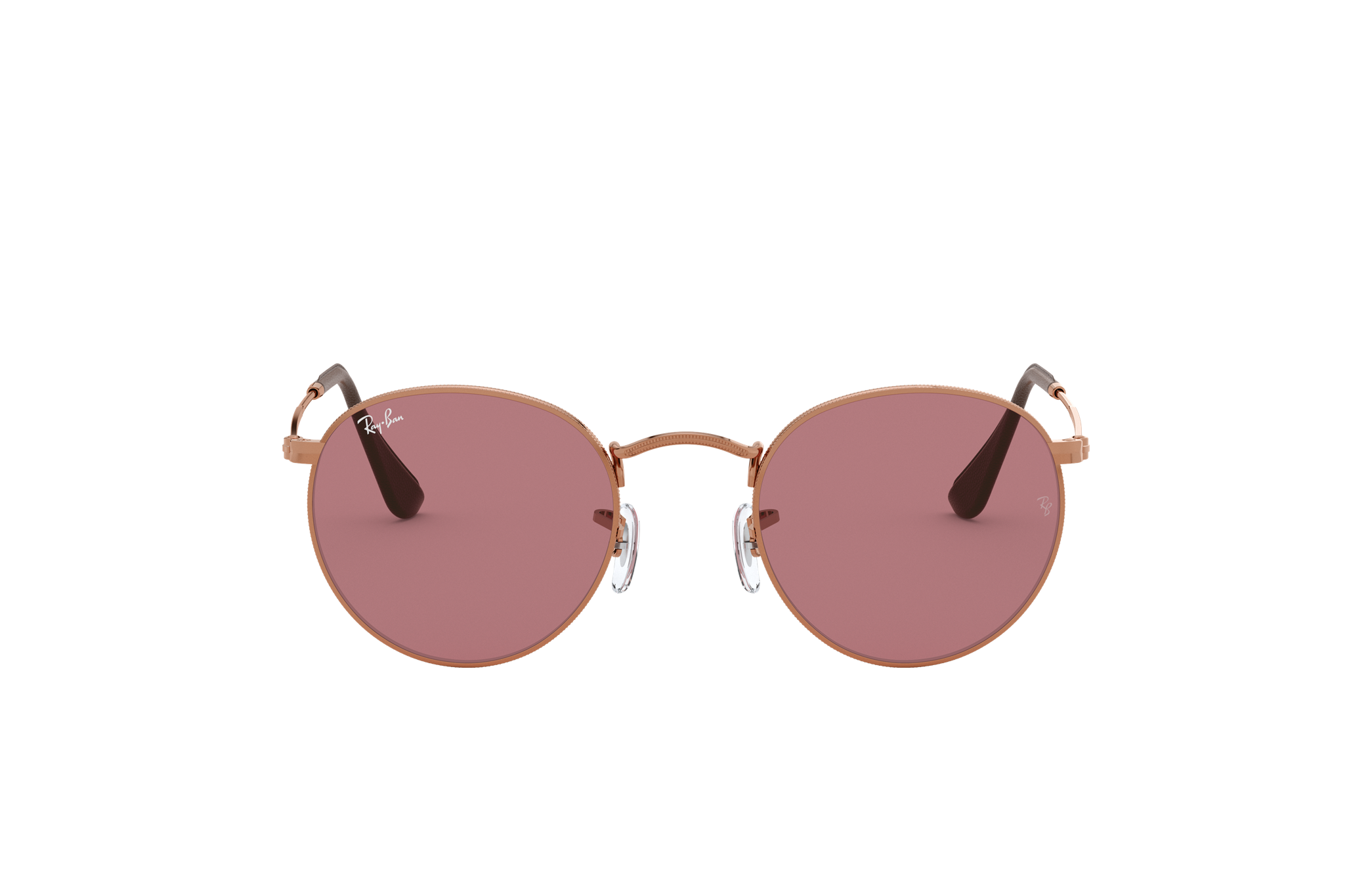 ray ban round violet